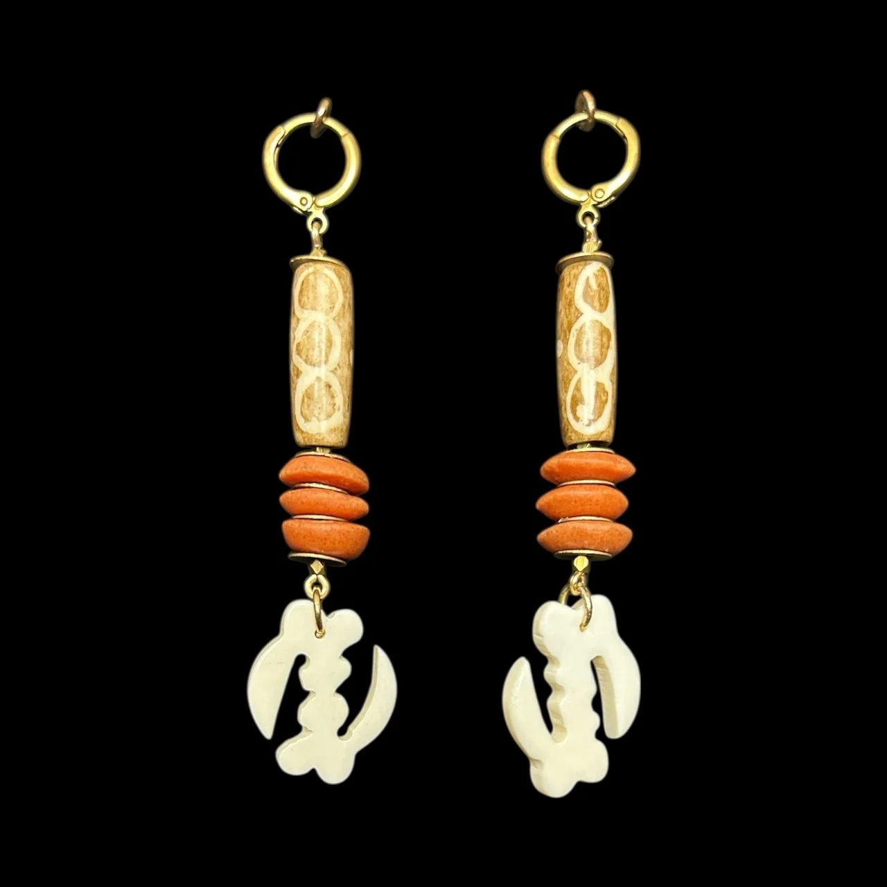 Bone Earrings