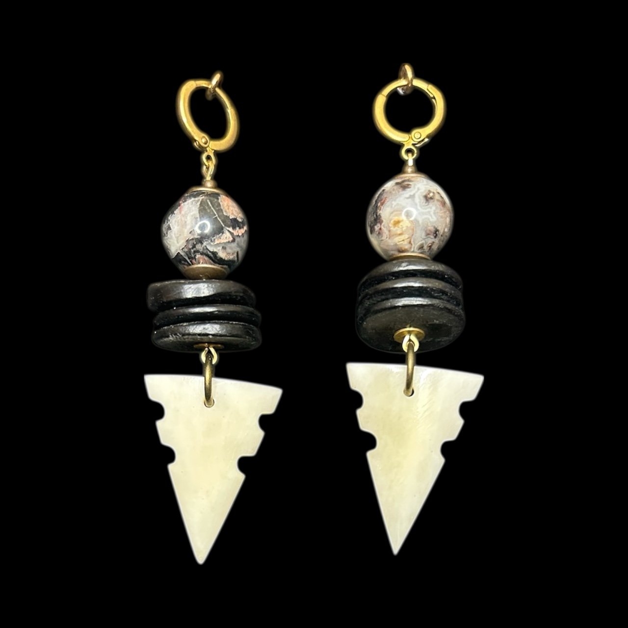 Bone Earrings