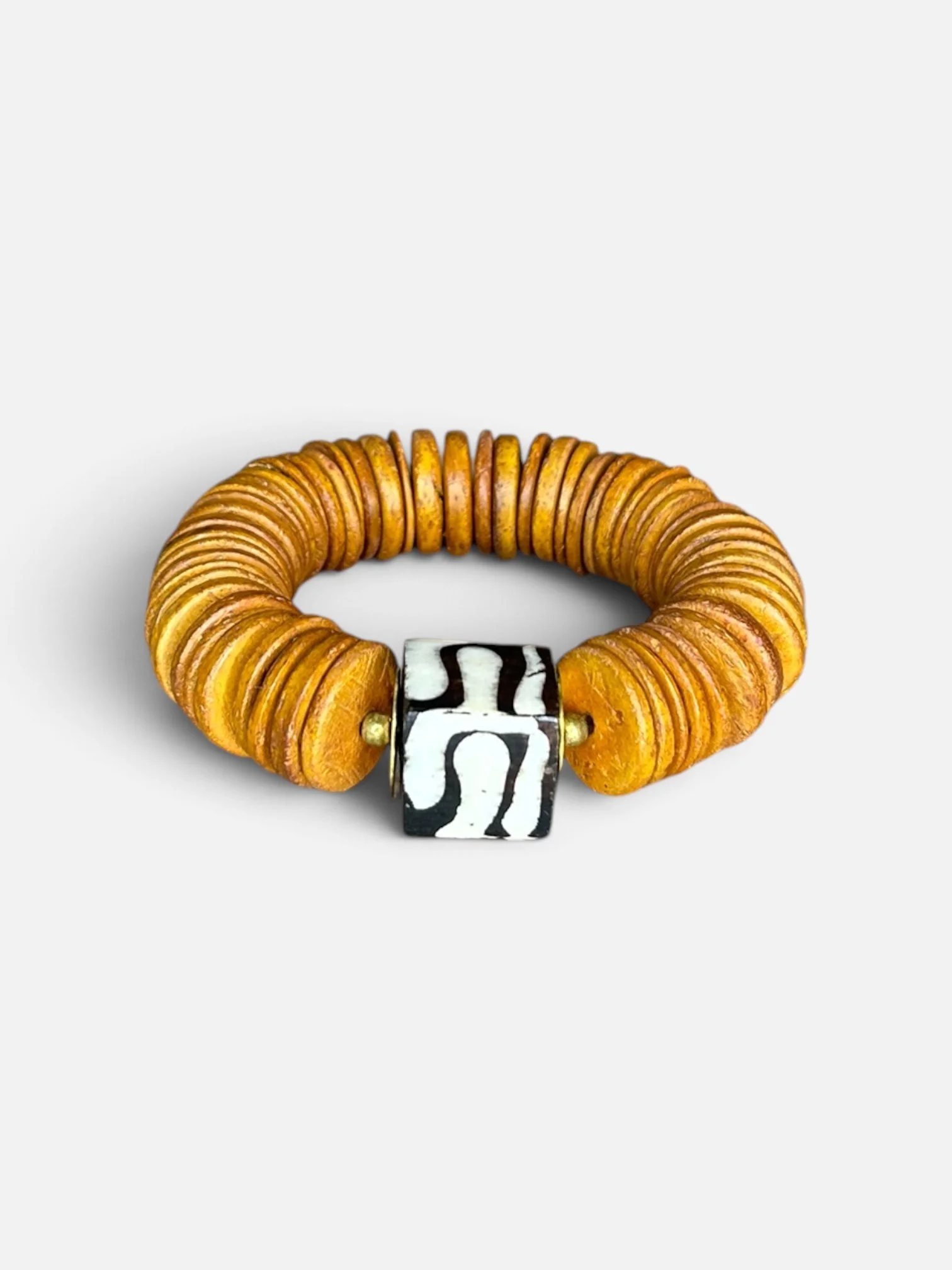Coconut Shell and/or Natural Wood Bracelet