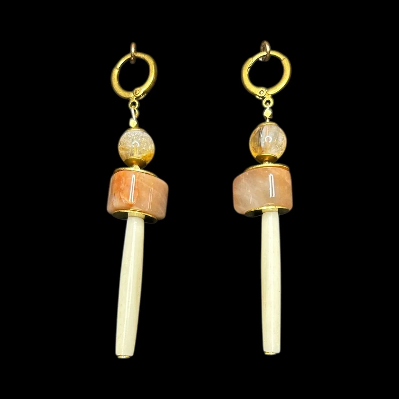 Bone Earrings