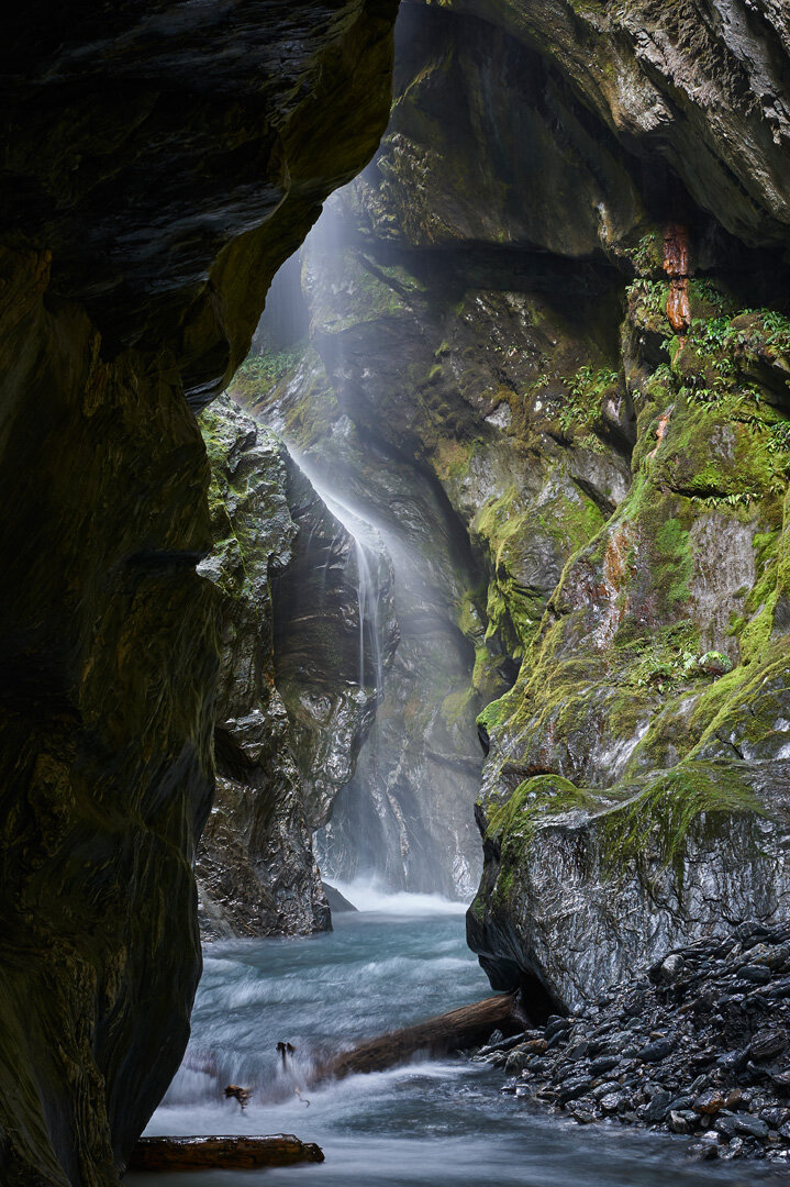 Haast Pass canyon