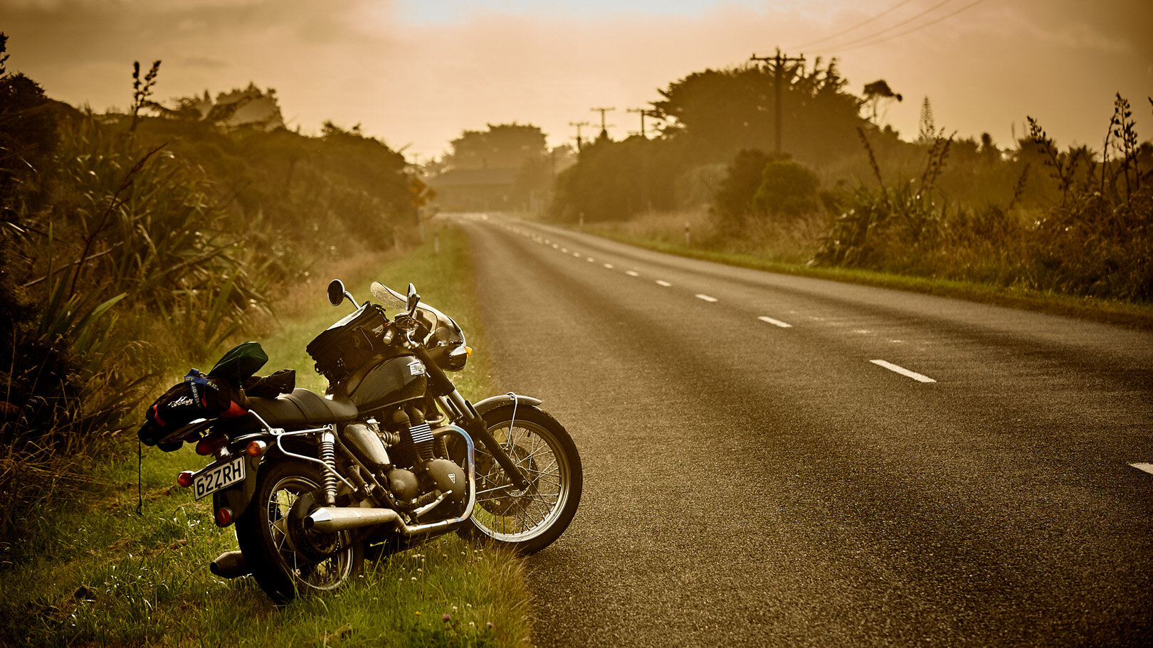 Many a photographic trip is taken by motorcycle, best of both worlds