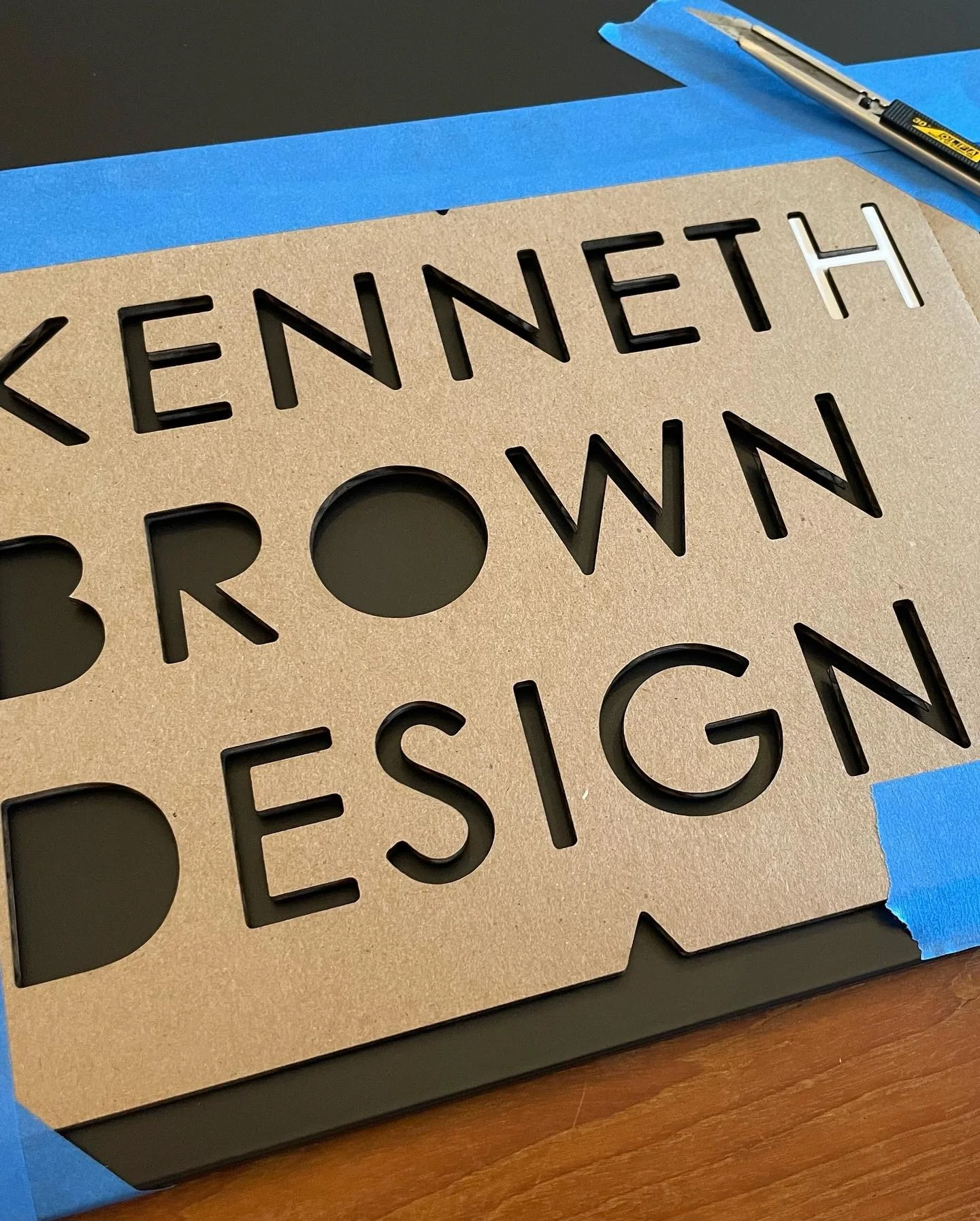 Updating these site signs for @kennethbrowndesign . Had to enlist the help of one our top employees for this one. Side note: I&rsquo;ve always liked this house on the LSU lakes. Can&rsquo;t wait to see the finished project!