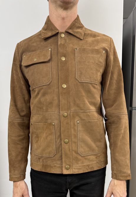 MENS GENUINE SUEDE JACKET