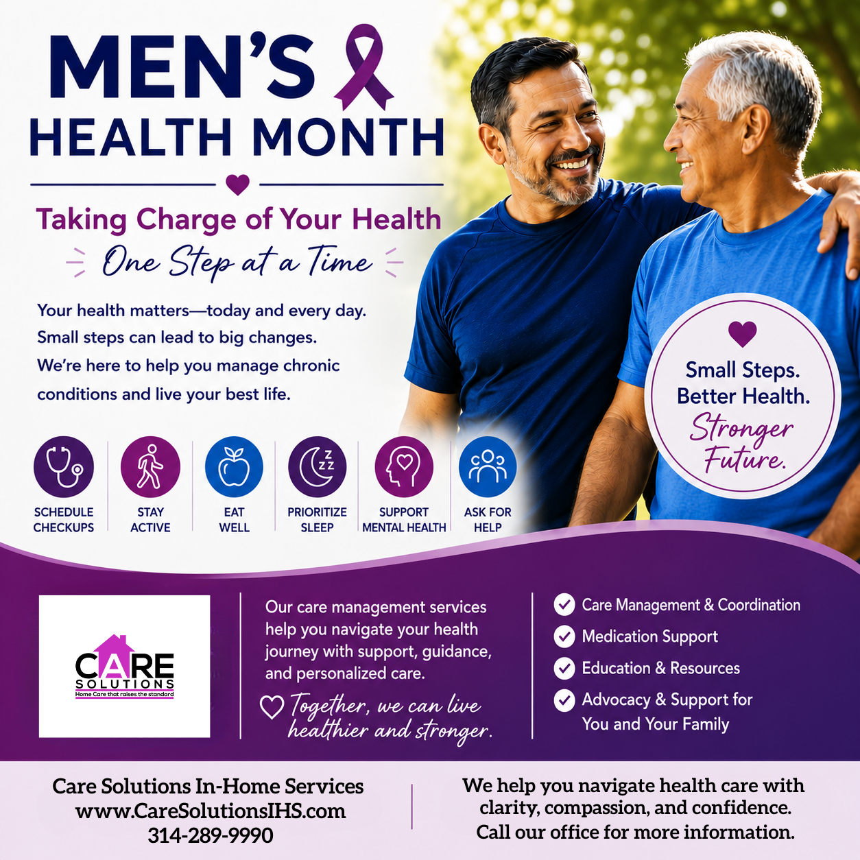 Men's Health Month: Taking Charge of Your Health One Step at a Time