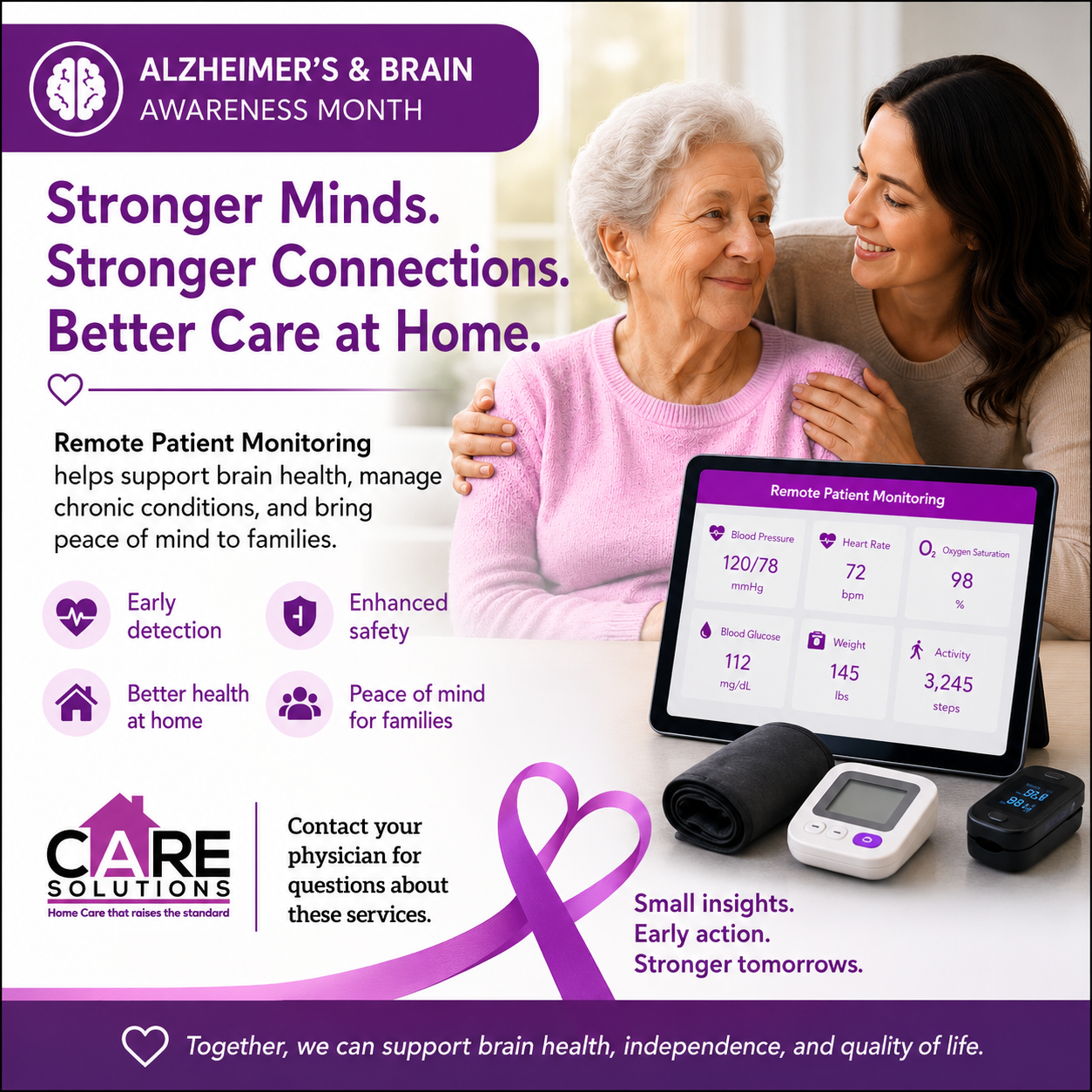 Alzheimer's &amp; Brain Awareness Month: Supporting Brain Health Through Connection, Care, and Remote Patient Monitoring
