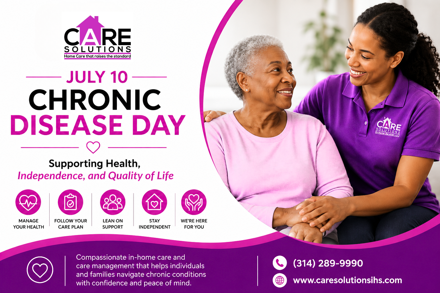 Chronic Disease Day: Supporting Health, Independence, and Quality of Life