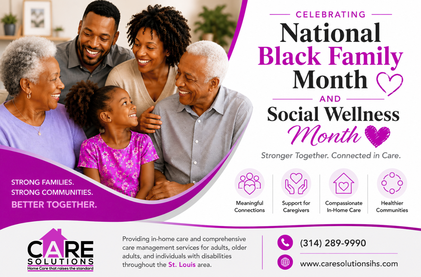 Stronger Together: Celebrating Black Families and Social Wellness This July
