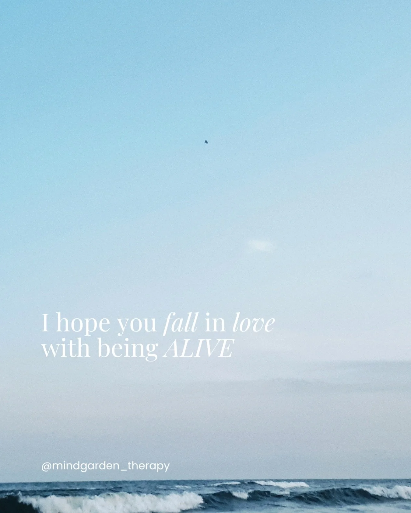 What I hope for you&hellip;
Not just to survive, but to feel.
To wake up &amp; fall in love&hellip;with being here. 
With breath. 
With body. 
With the mess &amp; the magic of being human. 🌊
Healing isn&rsquo;t about becoming someone else. 
It&rsquo