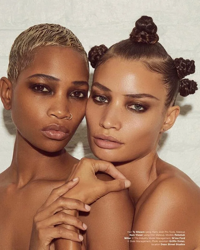 New Beauty Editorial In @desnudoitalia 
Model @rebekah__miller @theindustryny 
@nimaford @statemgmt 
Makeup @samvissermakeup 
Hair @tyshearn