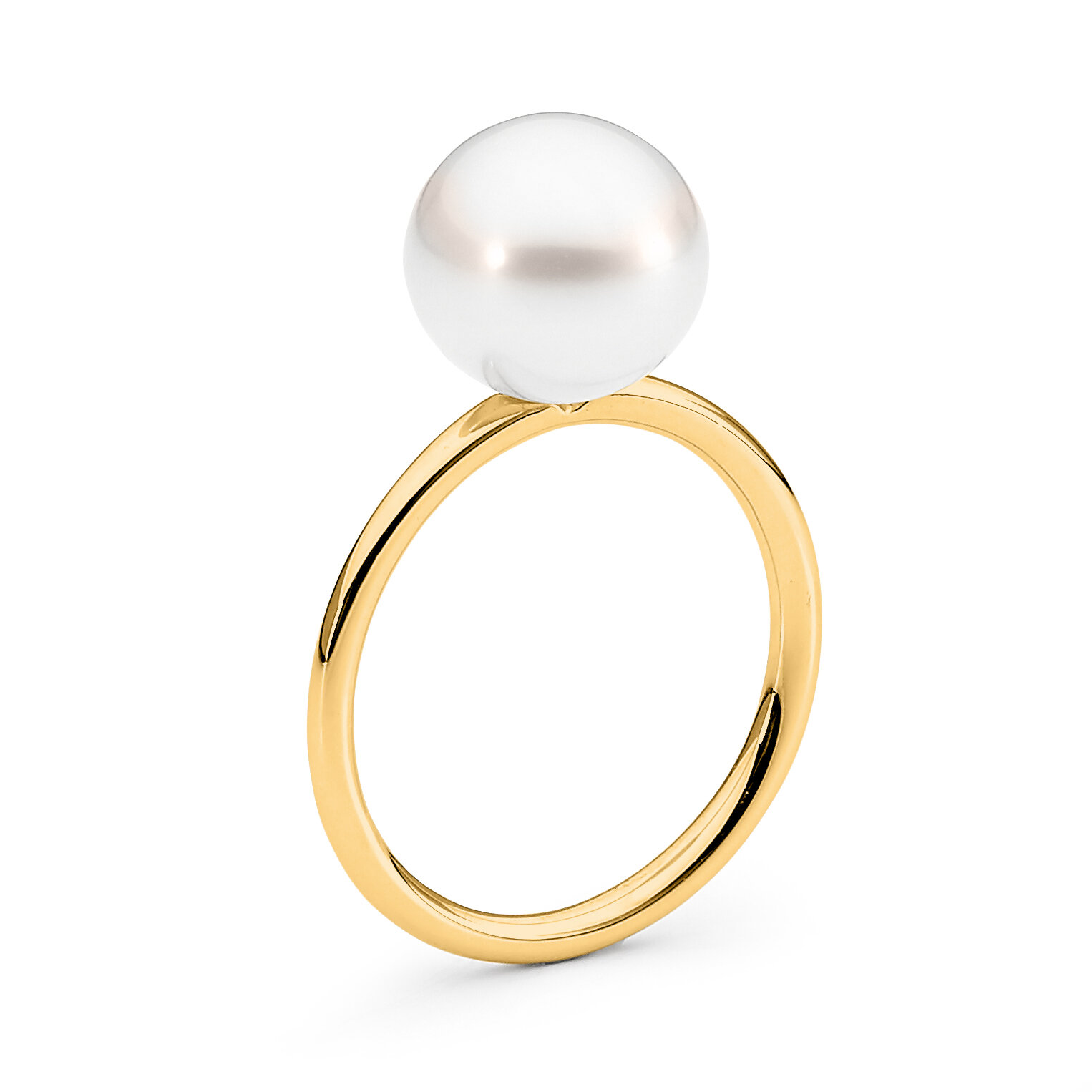 Stackable pearl ring
