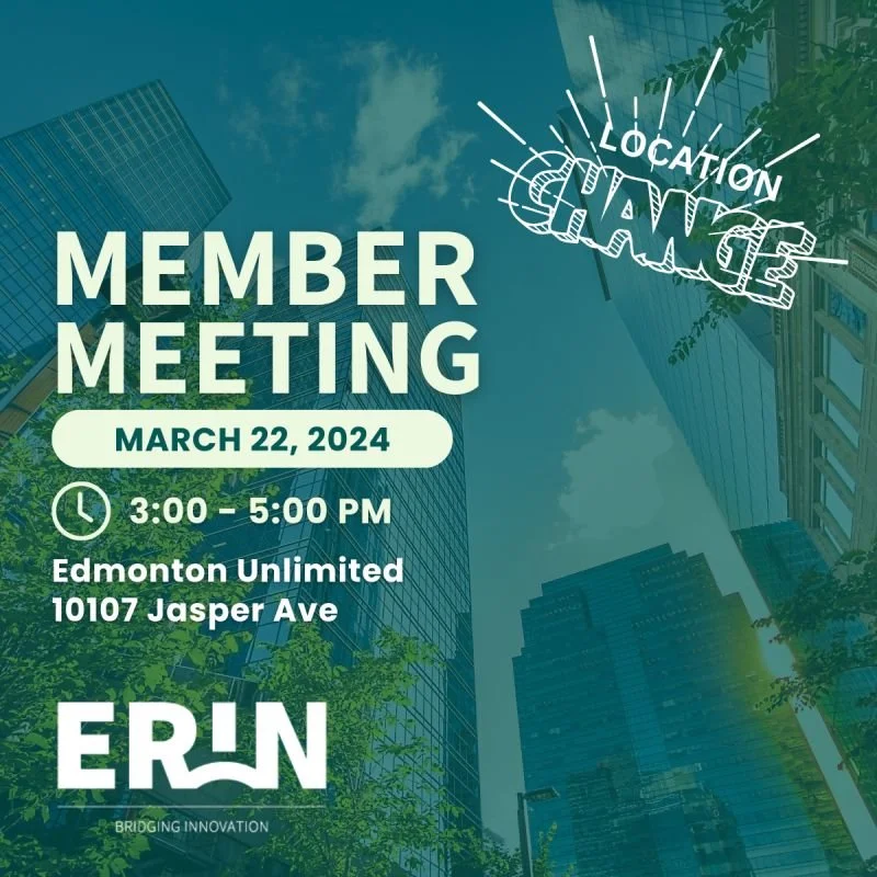 ERIN Monthly Member Meeting Venue Change Alert!