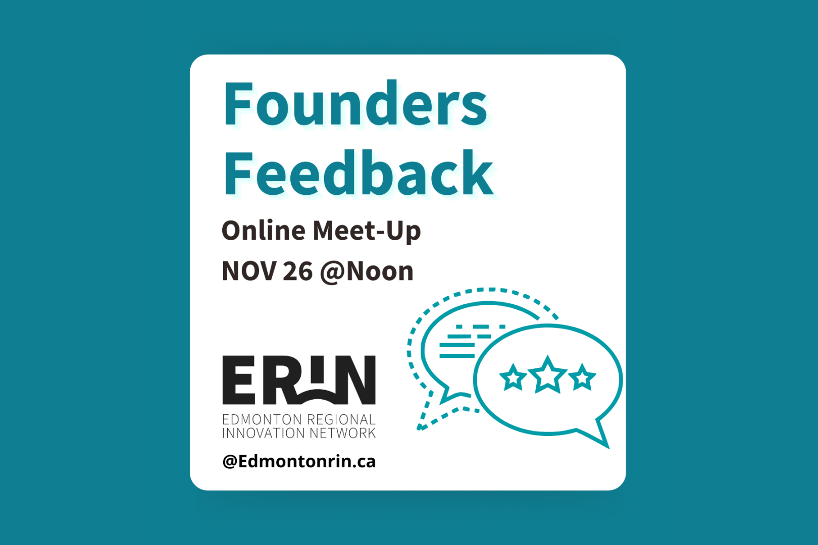 ERIN Founders Feedback
