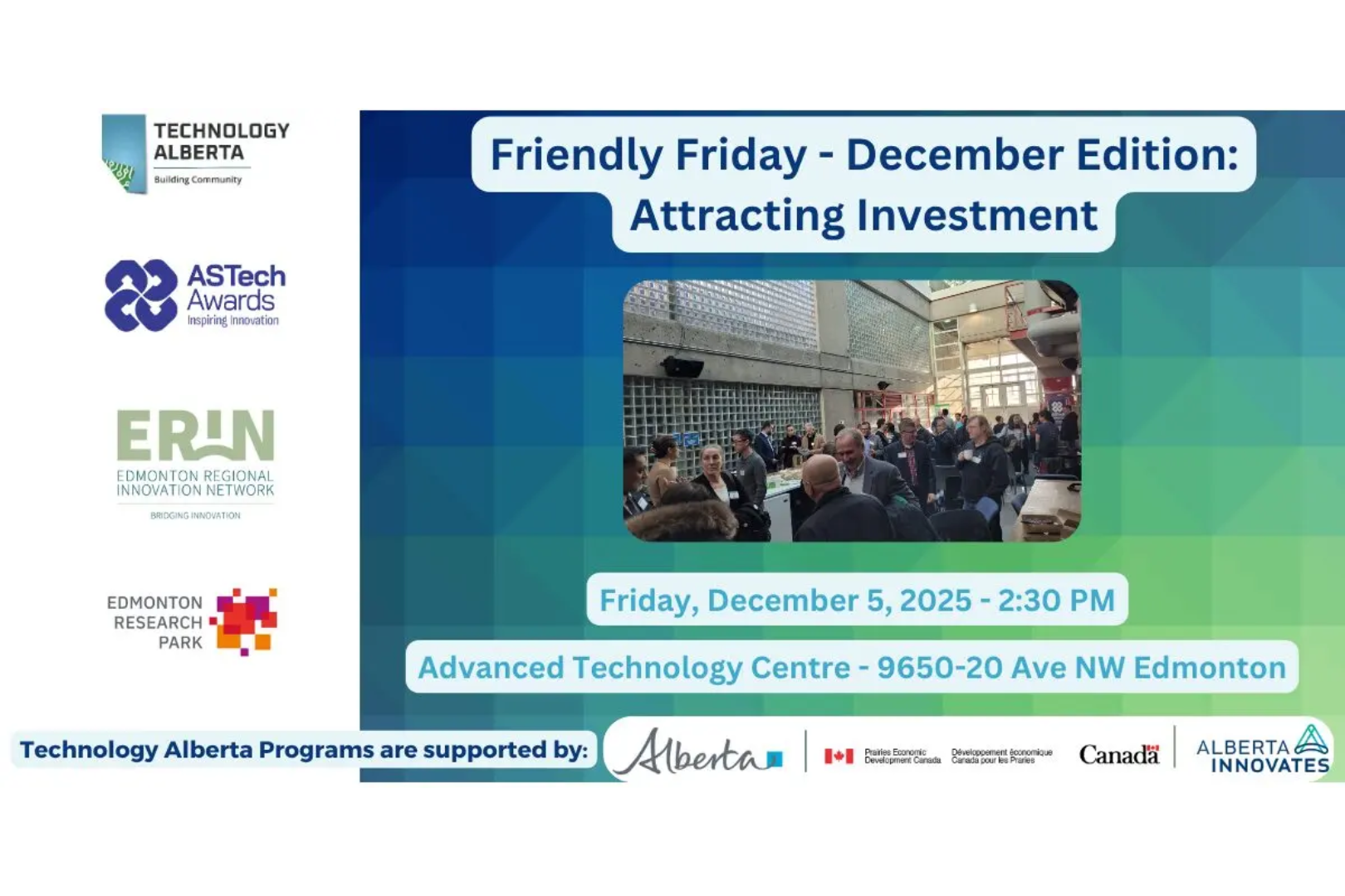 Friendly Fridays: Attracting Investment – Edmonton