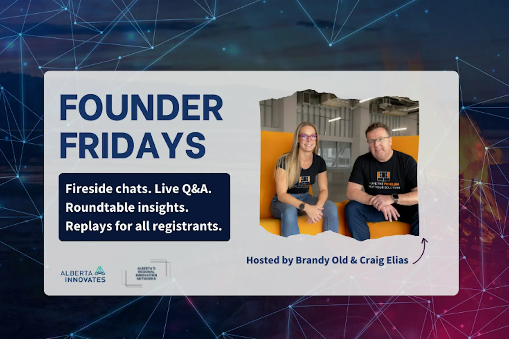 Founder Fridays - powered by Alberta's Regional Innovation Networks