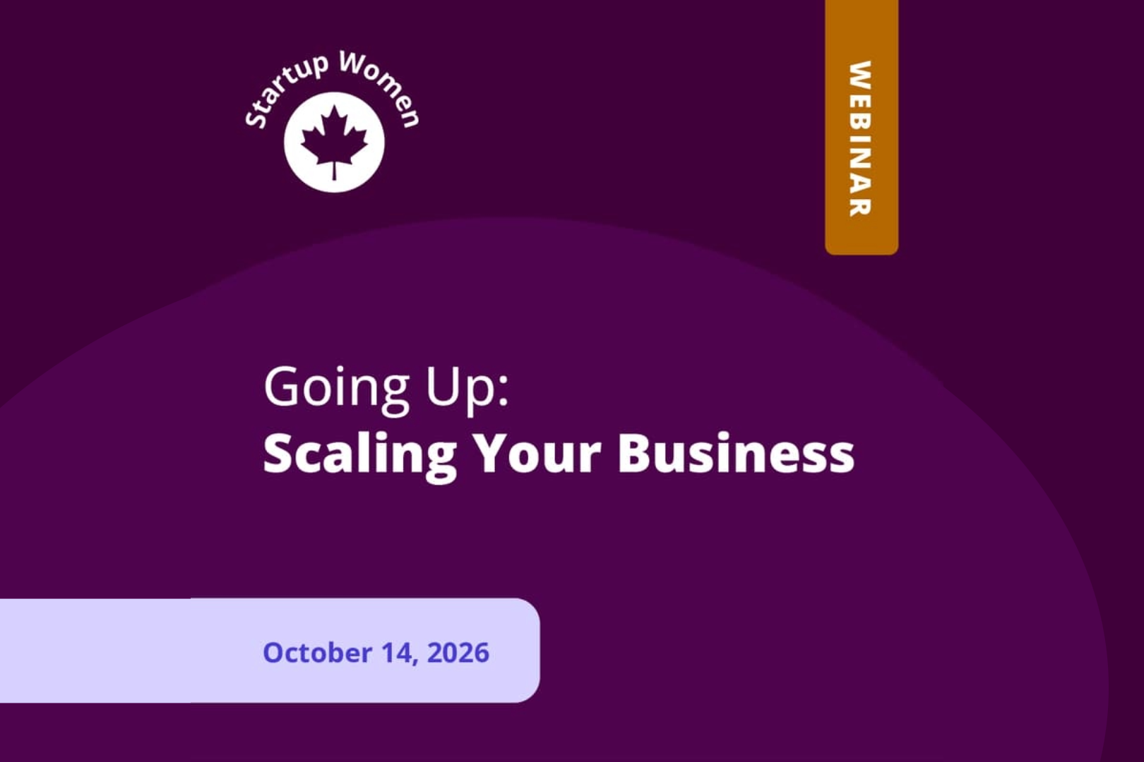Going up: Scaling Your Business | Startup Women 2026