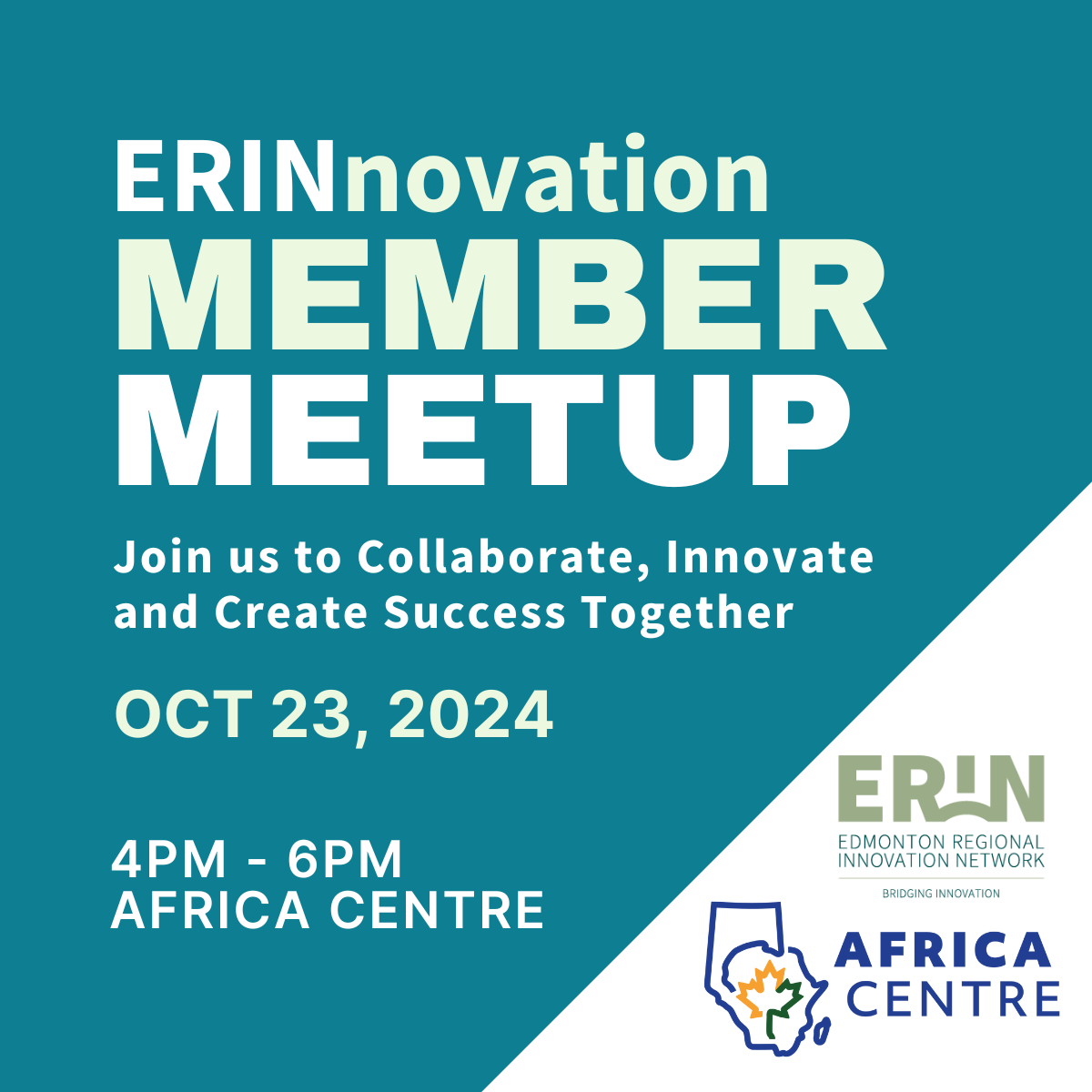 ERINNovation Member Meetup — Edmonton Regional Innovation Network