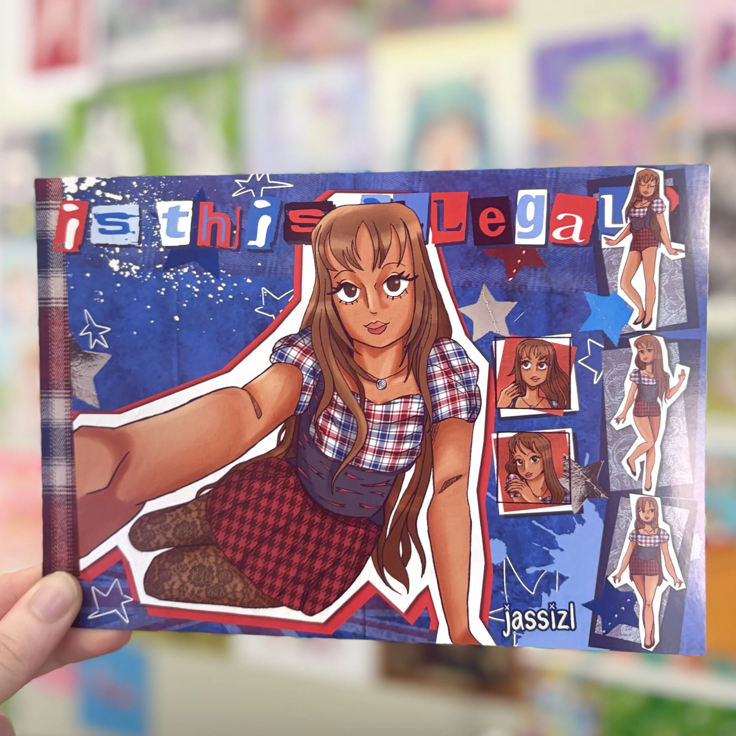 pinkpantheress, Is this illegal? Original art print