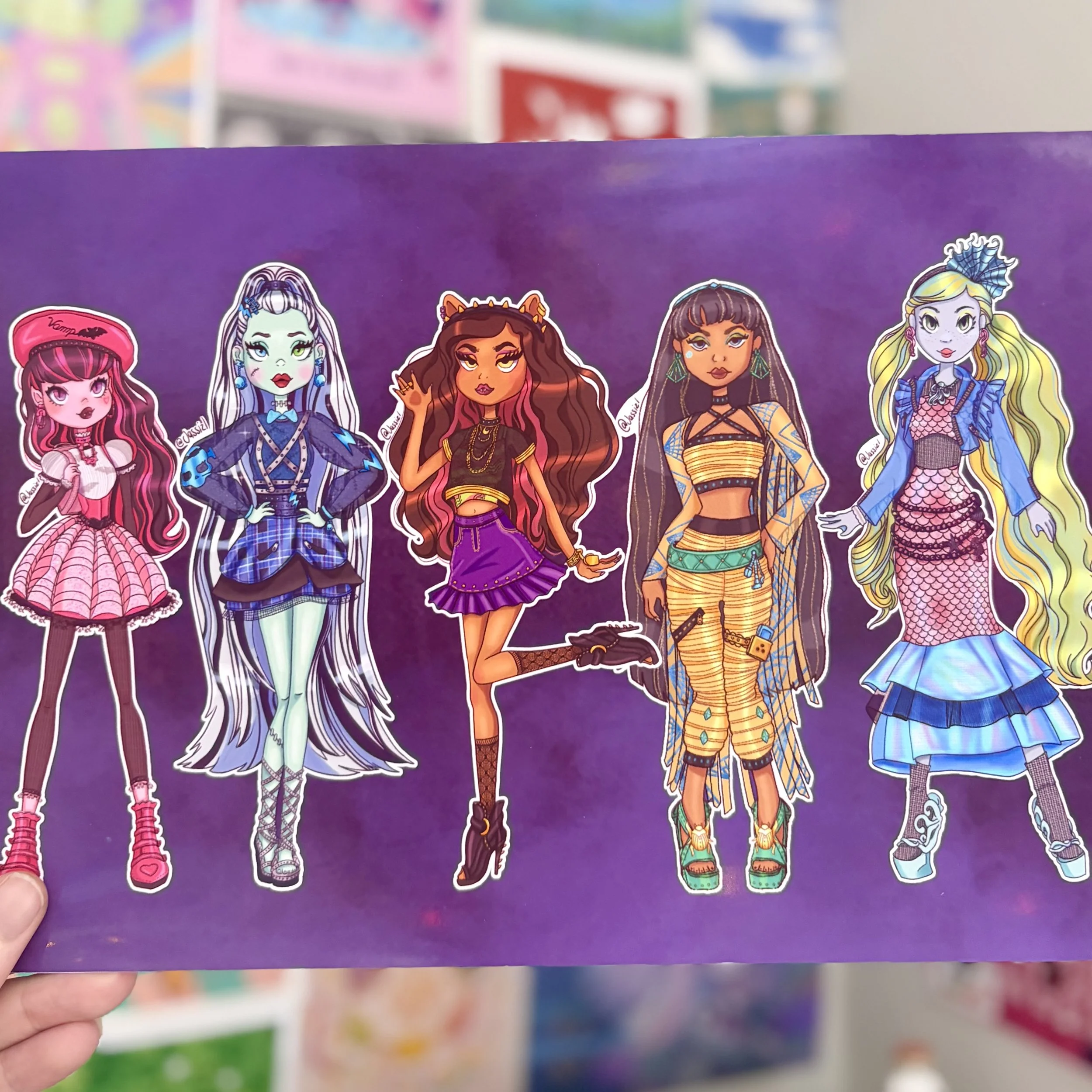 Monster High: Original Art print