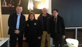 Following the TV program, the Philippine Ambassador to New Zealand, Ambassador Benavidez, came to Christchurch, and had a meeting with Paul.