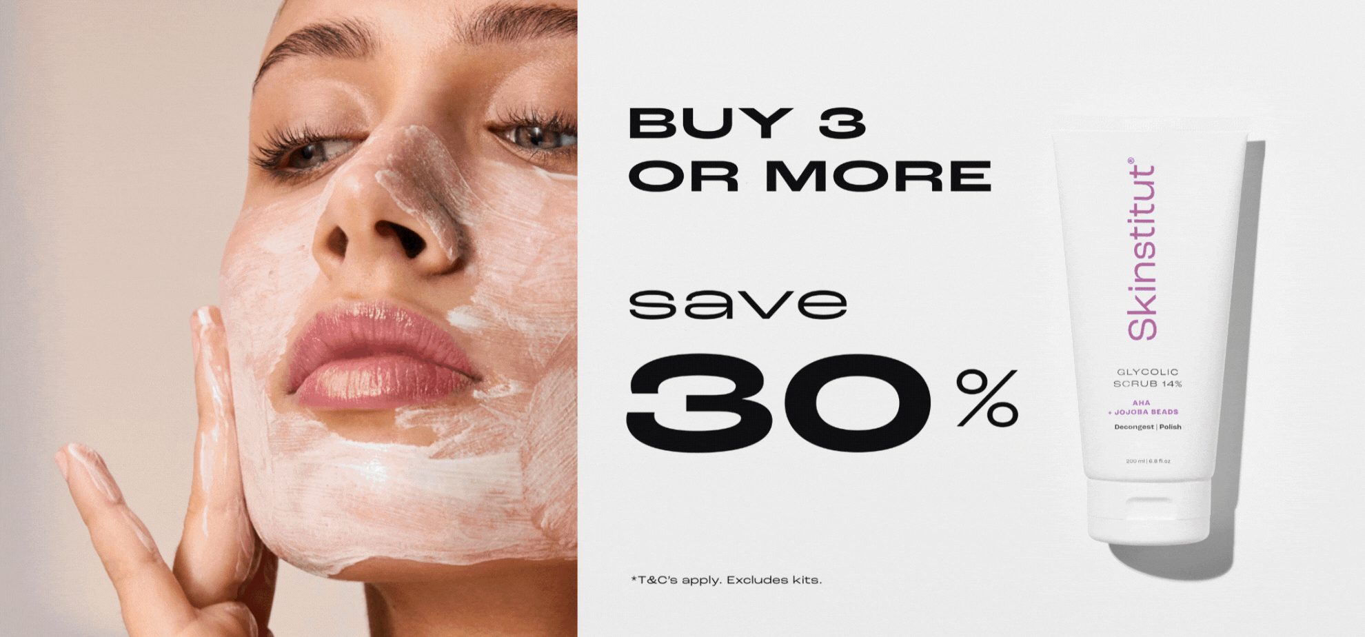 Buy 3 Skinstitut® products and save 30%*