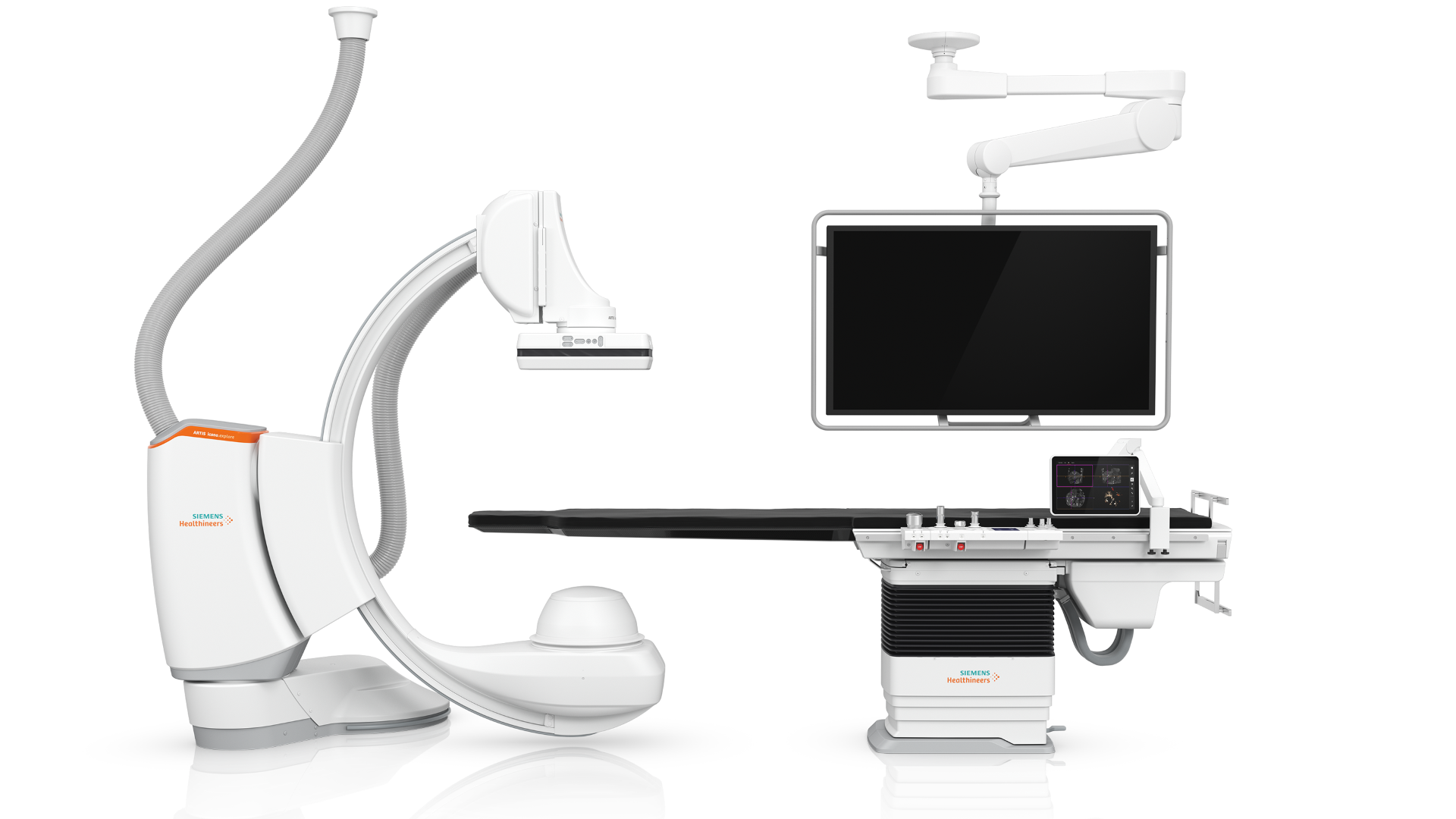 ARTIS genio
Versatility. Powered by AI.
ARTIS genio floor1 delivers state-of-the art angiography technologies in one compact, highly versatile system.

Intelligent AI-enhanced imaging for excellent productivity.
Delivering high-quality care with the 