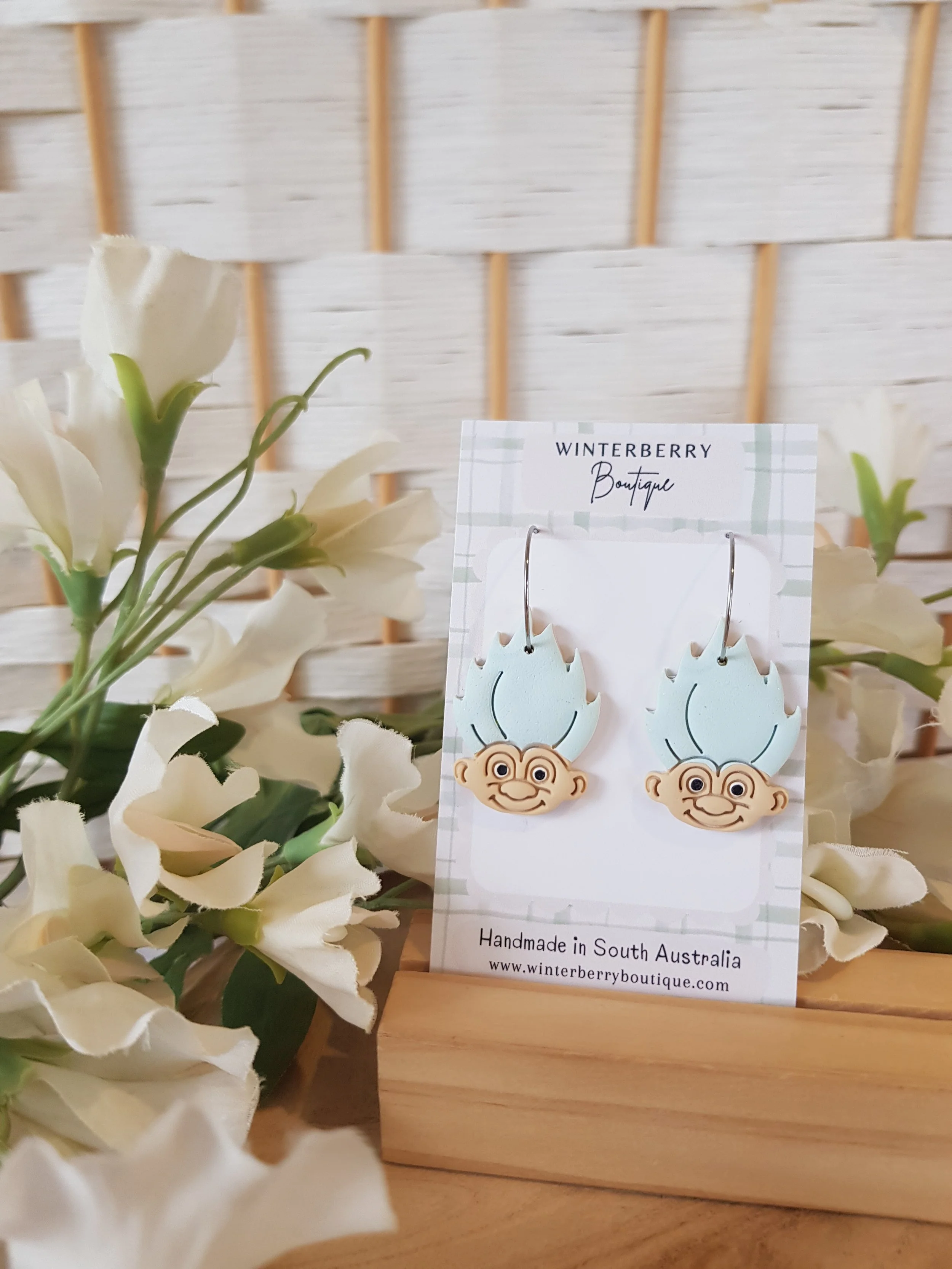 pastel-blue-polymer-clay-troll-doll-earrings-south-australia.jpg