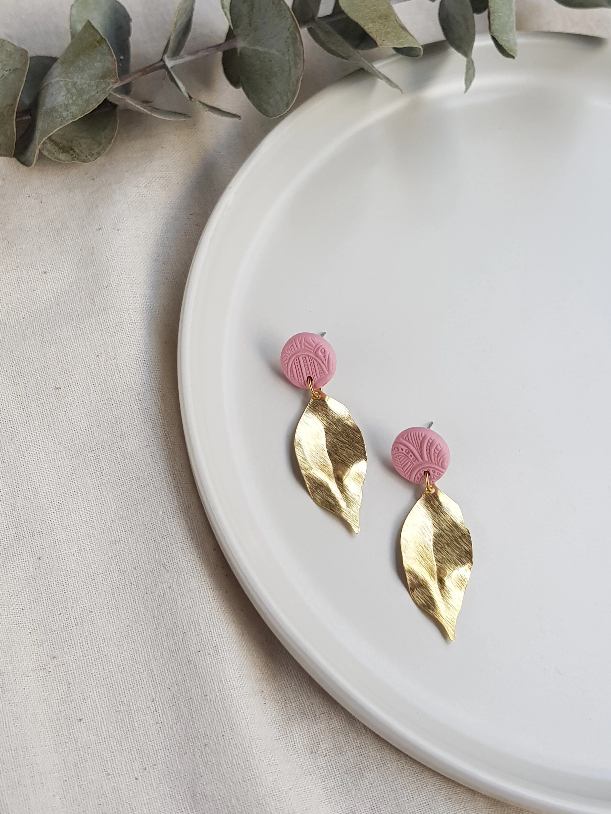 Camellia Dangles in "Mountain Sunset"