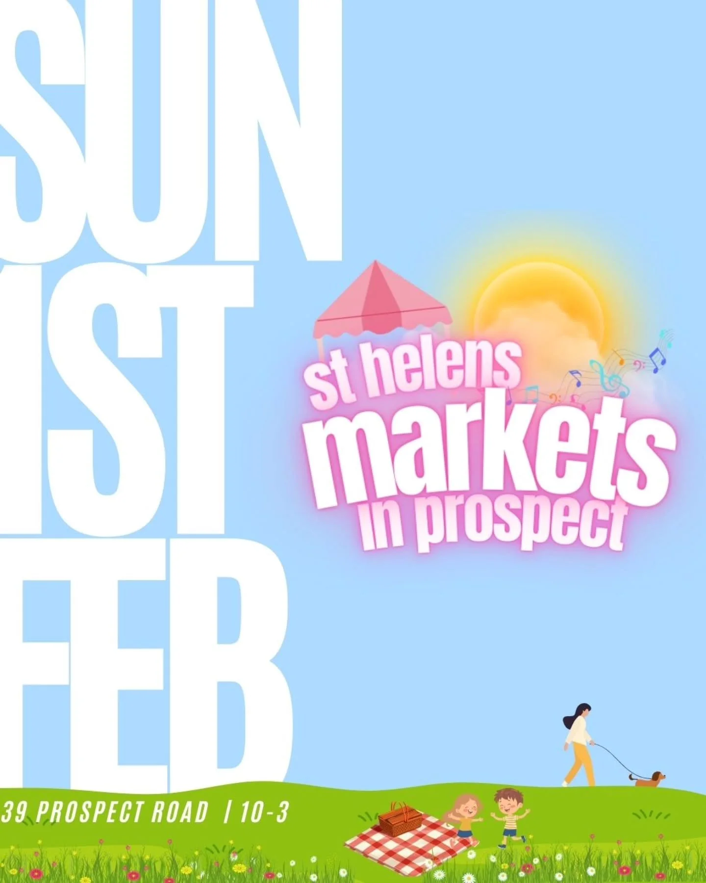 Woohoo we are so excited to be back @markets_in_prospect tomorrow! It feels like its been forever and after the wild weather the last market i cannot wait to be out in the glorious sunshine at St Helens Park 🌞 Come by and enjoy the beautiful day wit