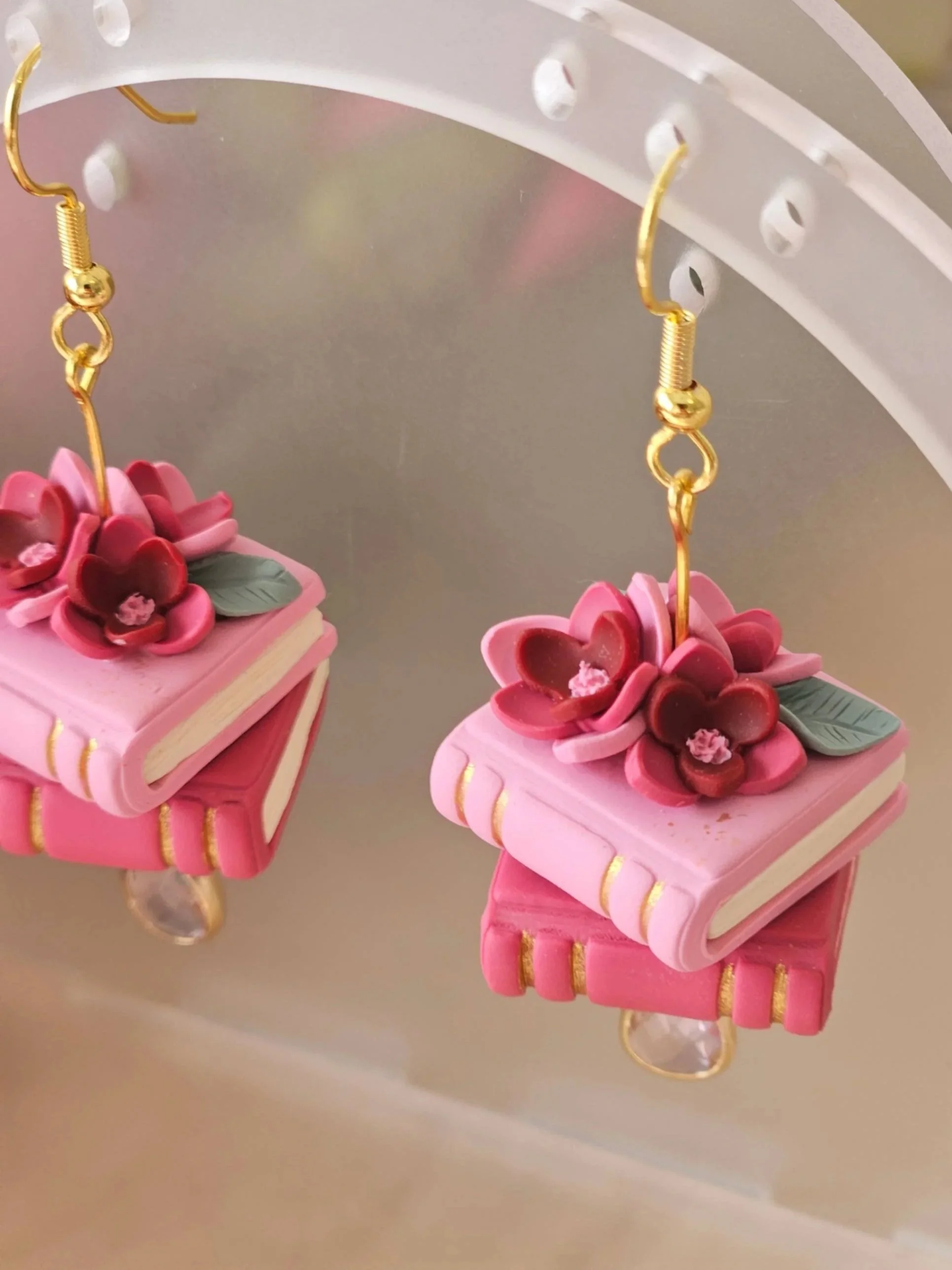 polymer-clay-pink-floral-book-earrings-top-winterberry-boutique-adelaide.jpg