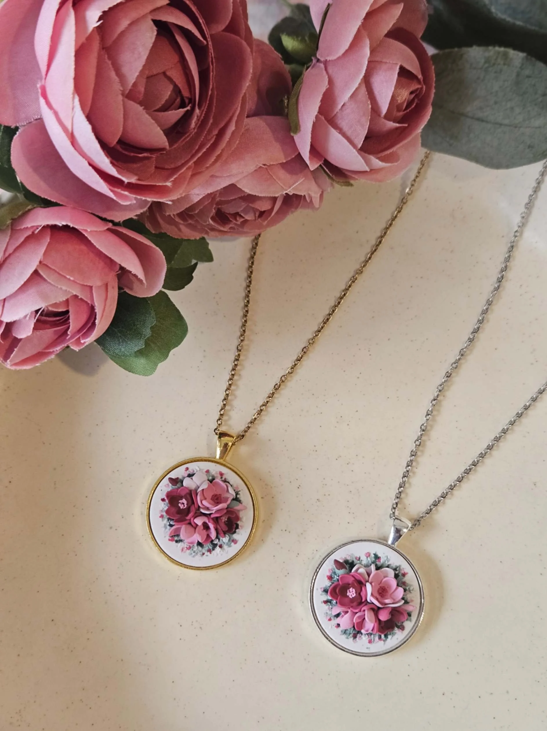 polymer-clay-pink-floral-pendant-necklace-winterberry-boutique-adelaide.jpg