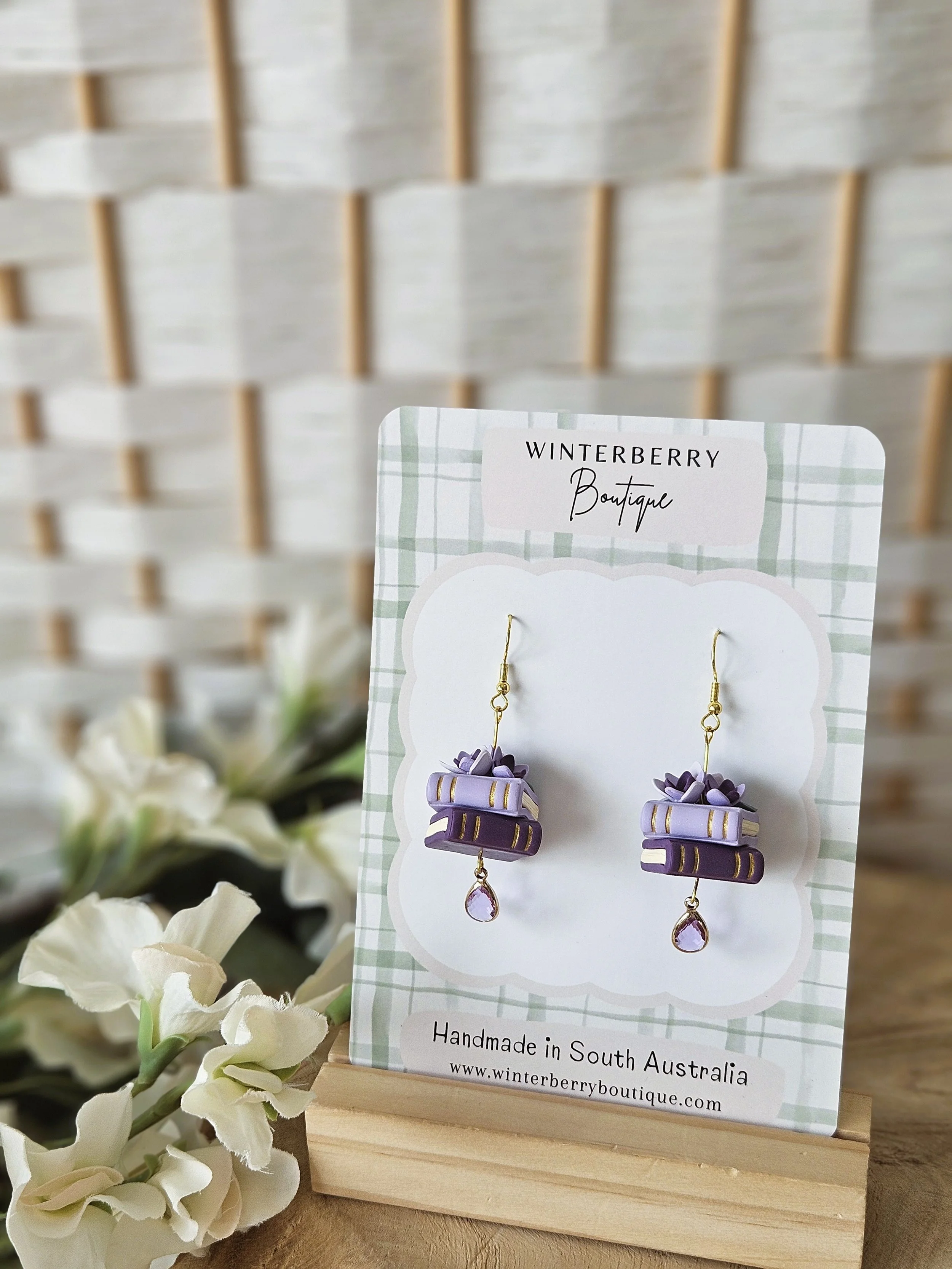 polymer-clay-lilac-floral-book-earrings-winterberry-boutique-australia.jpg