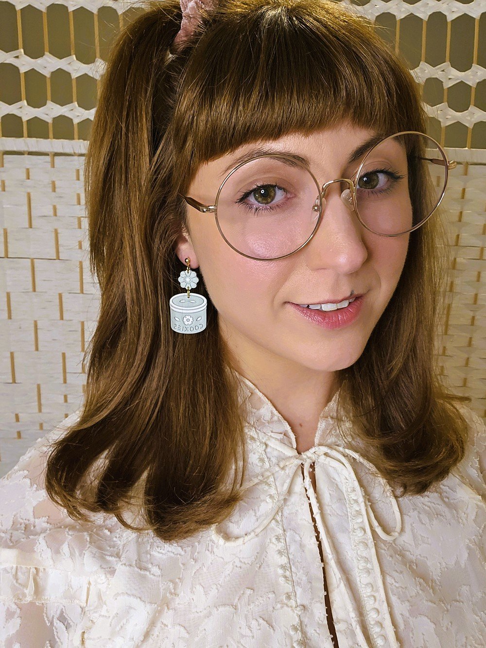 polymer-clay-earrings-cookie-jar-mint-julep-on-model.jpg