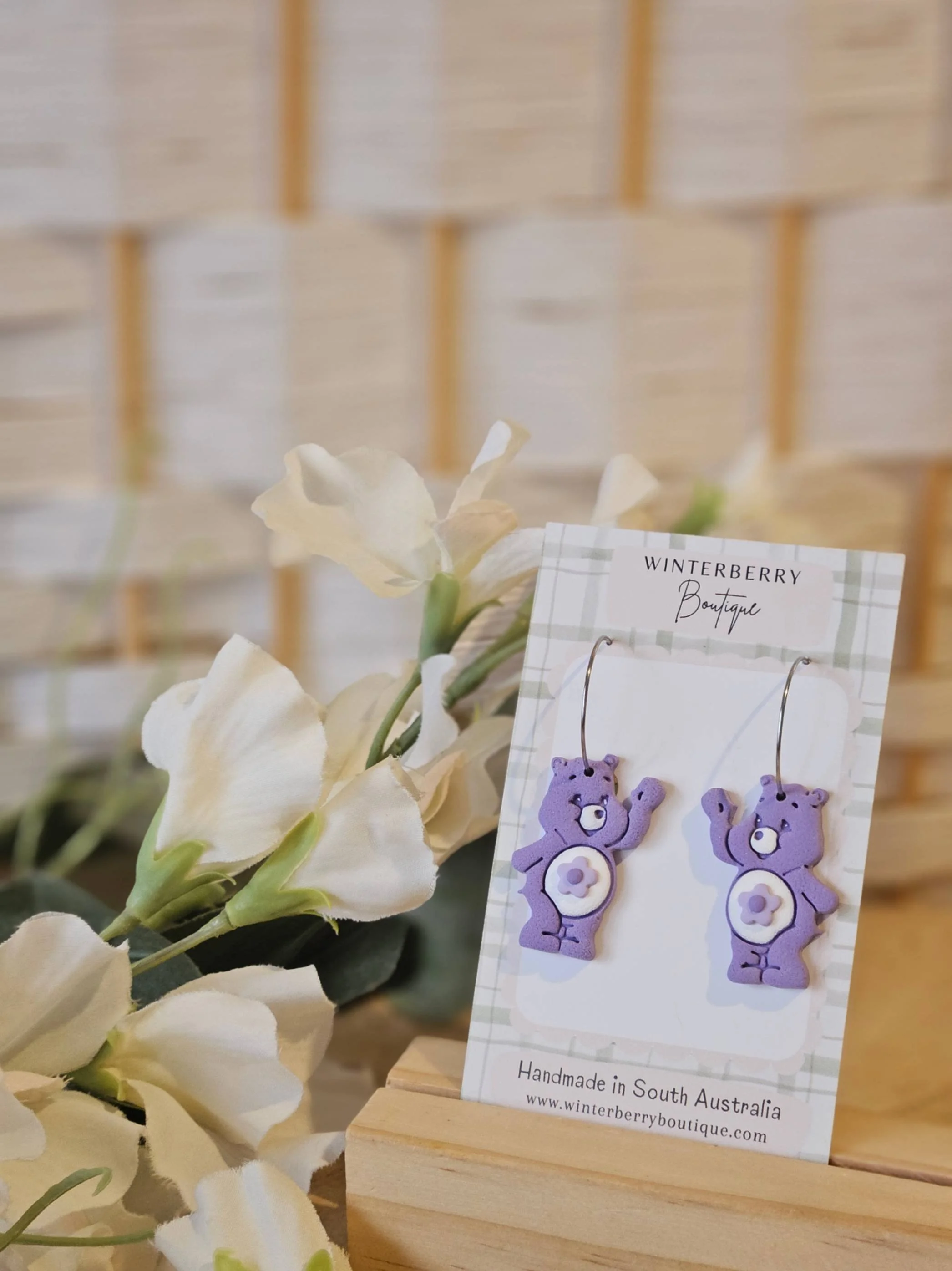 polymer-clay-purple-care-bear-earrings-small-winterberry-boutique-australia.jpg
