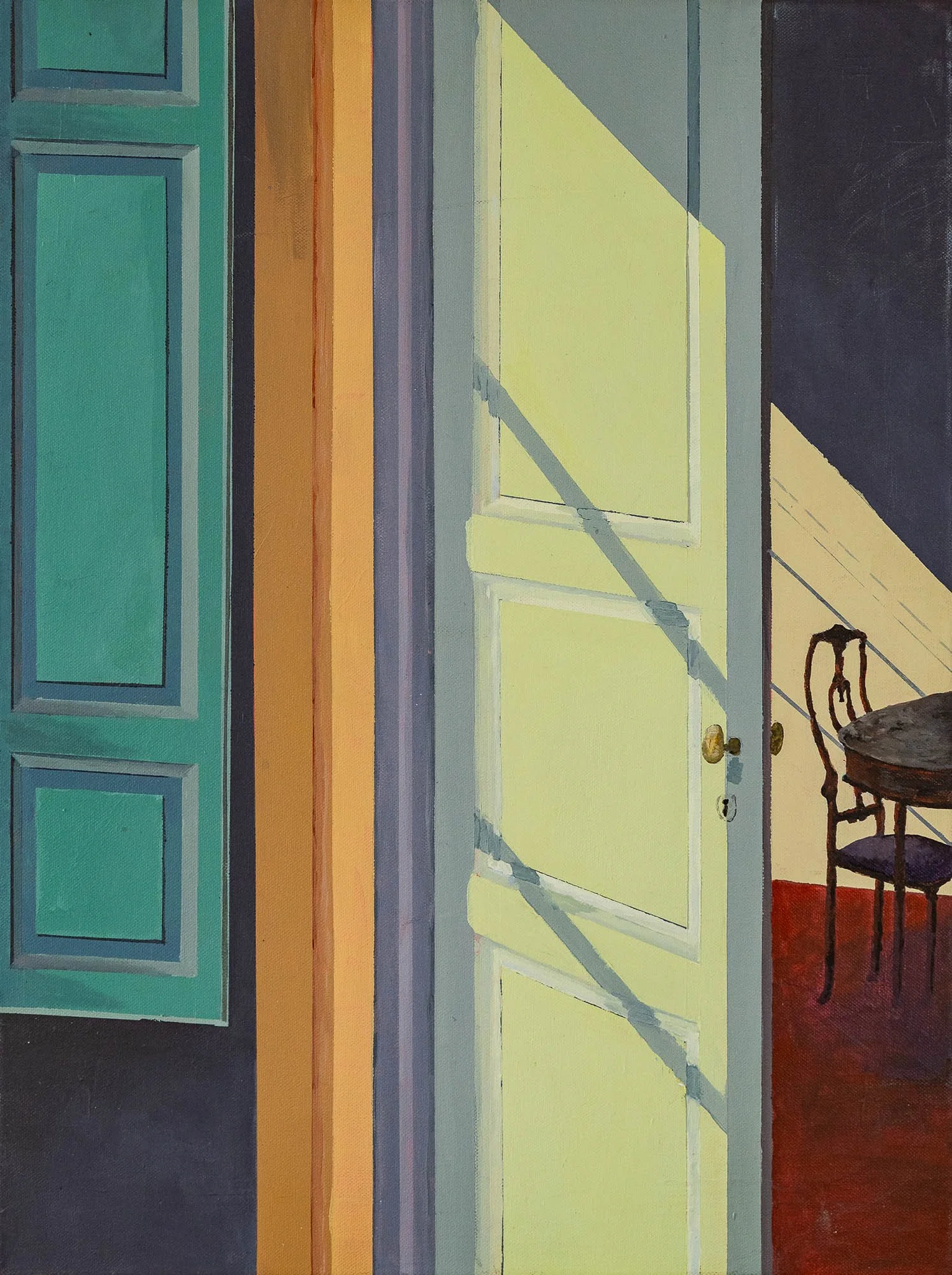 Work 221:  The Apartment
2023
acrylic on canvas
60 x 45 cms
