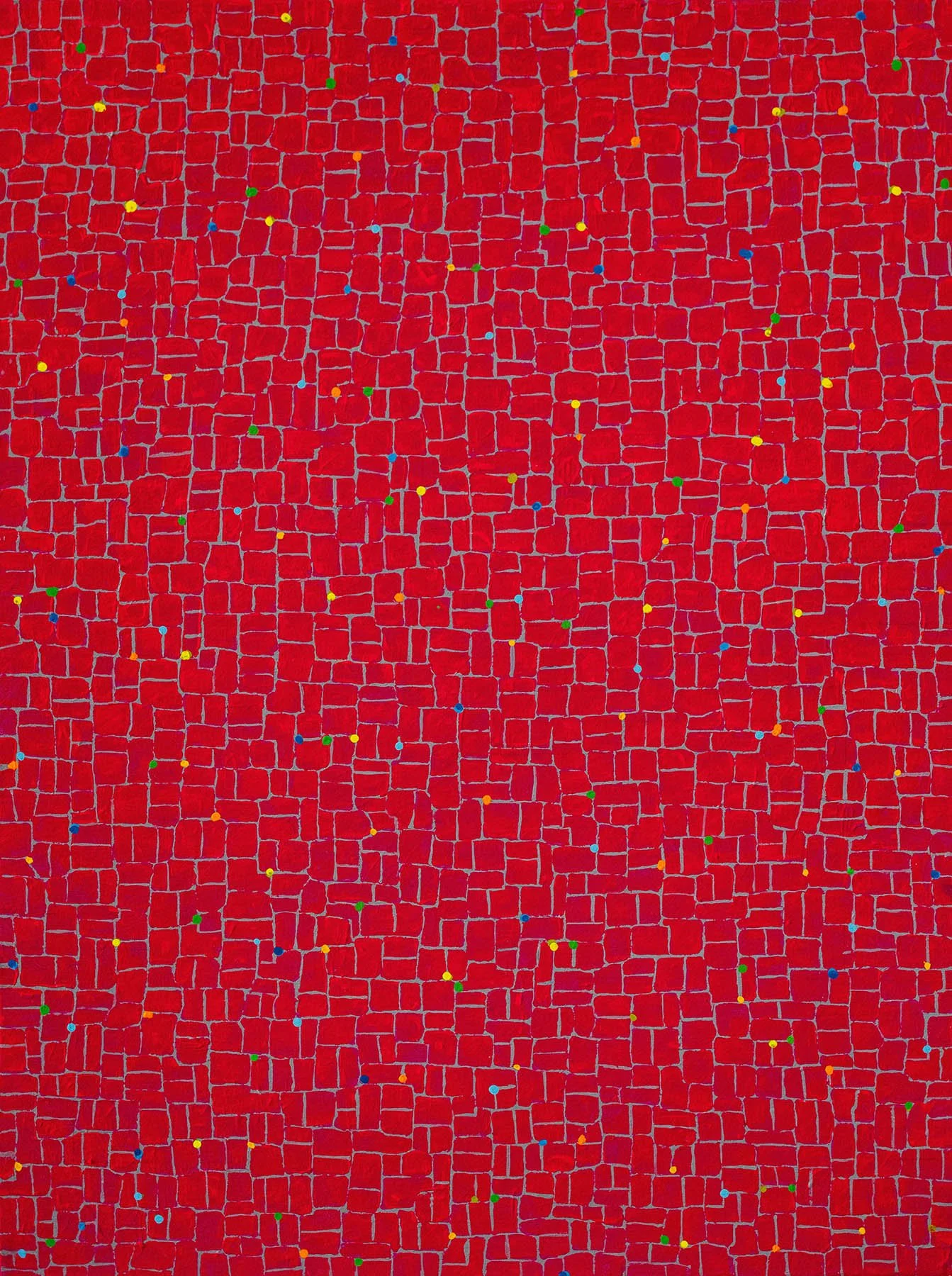 Work 230:  Pink/Red 1
2024
acrylic on canvas
60 x 45 cms