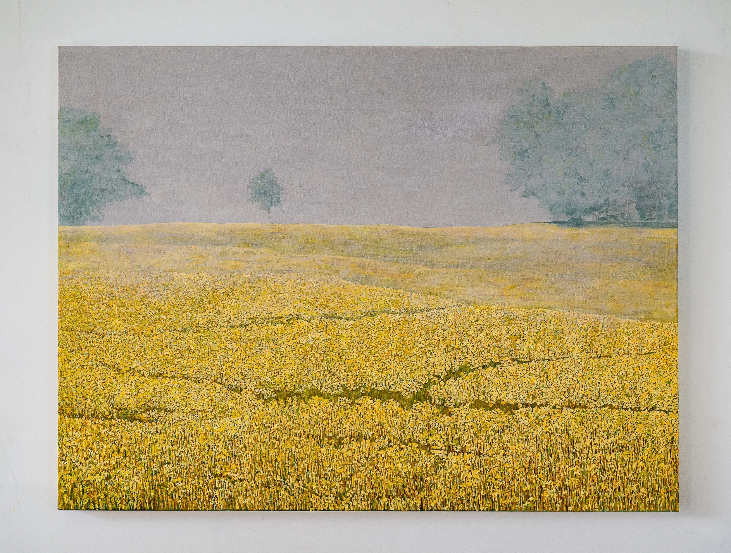 Work 142:  Fog.  2019.   91 x 122 cms.