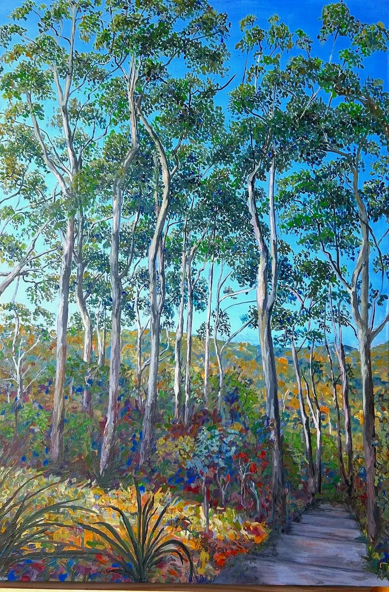 Work 273.  Bush Track 2.  2025. 61 x 46 cms 