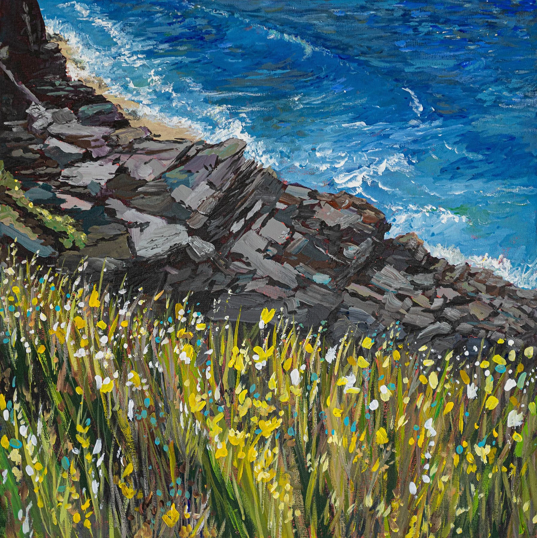 Work 162:  The Overlook
2020
acrylic on canvas
46 x 46 cms