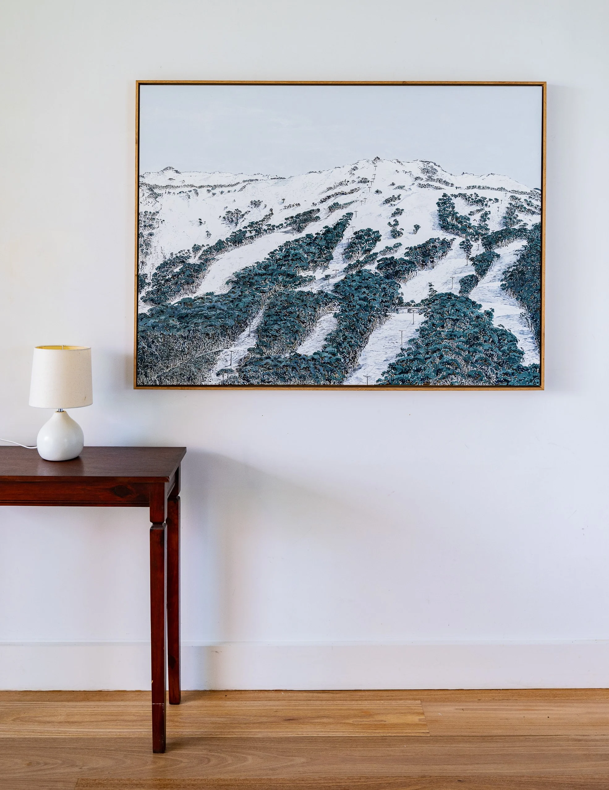 Work 104:  Thredbo 3.  2018.   92 x 122 cms.