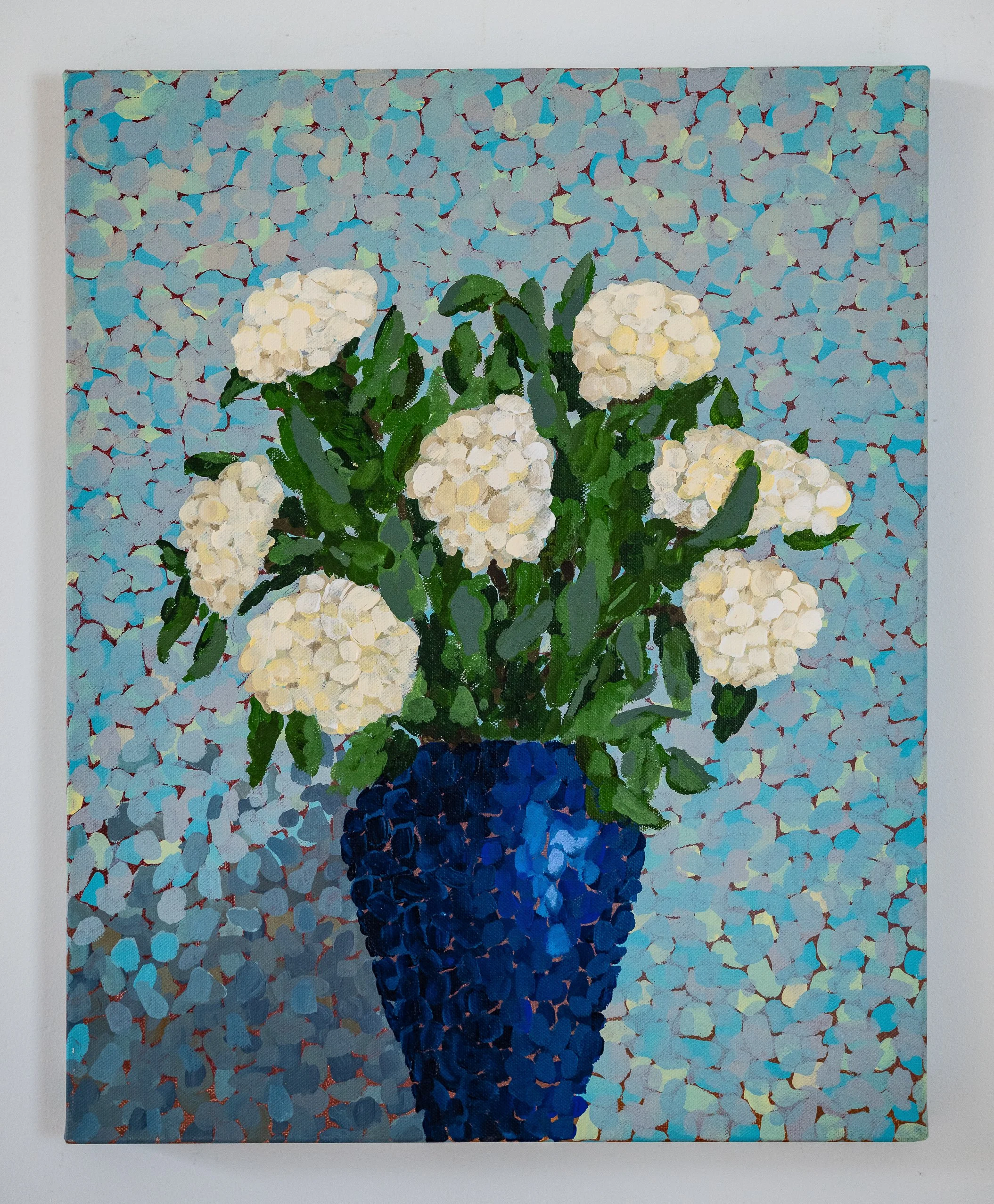 Work 74:  Gardenia 1.  2018.   51 x 40 cms.