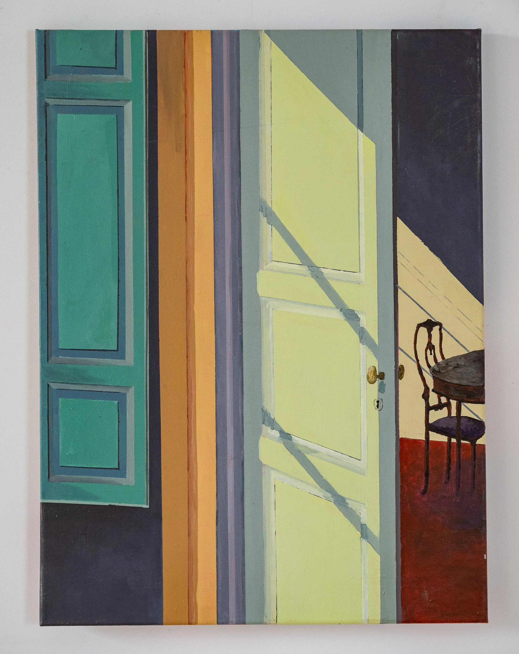 Work 221:  The Apartment.  2023.   60 x 45 cms.