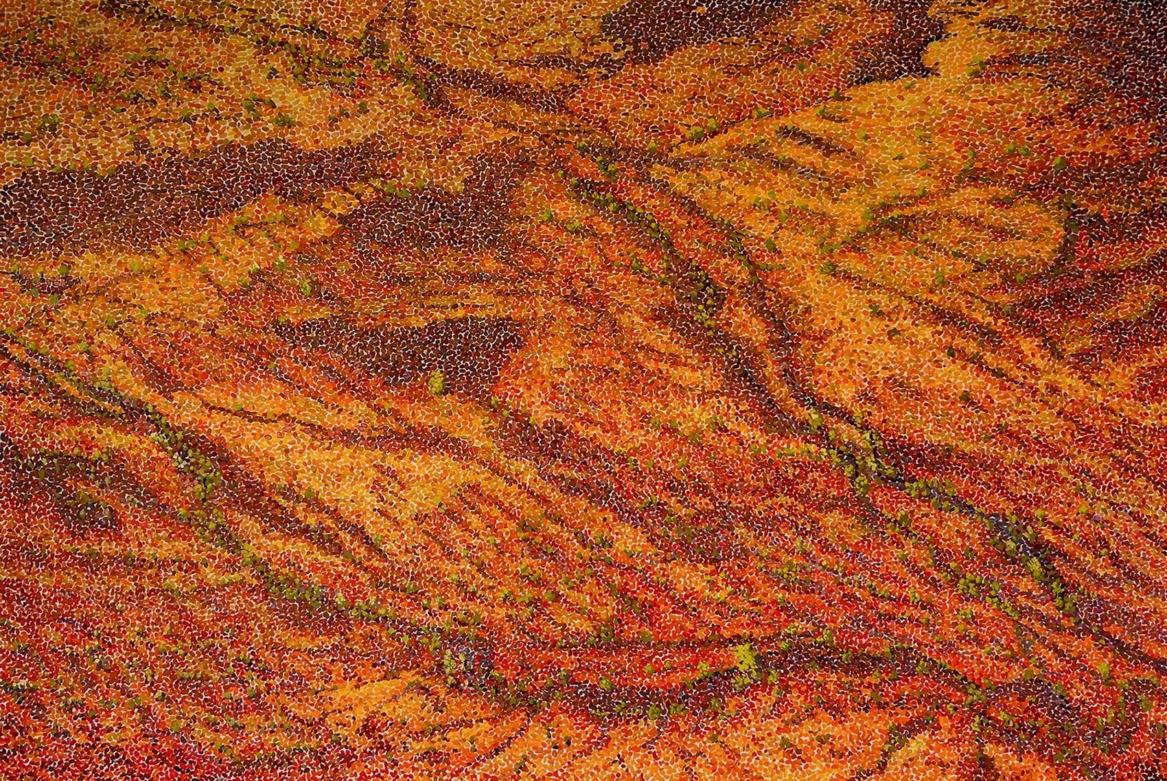 Work 271:  Outback at Sunset
2025
acrylic on canvas
122 x 187 cms