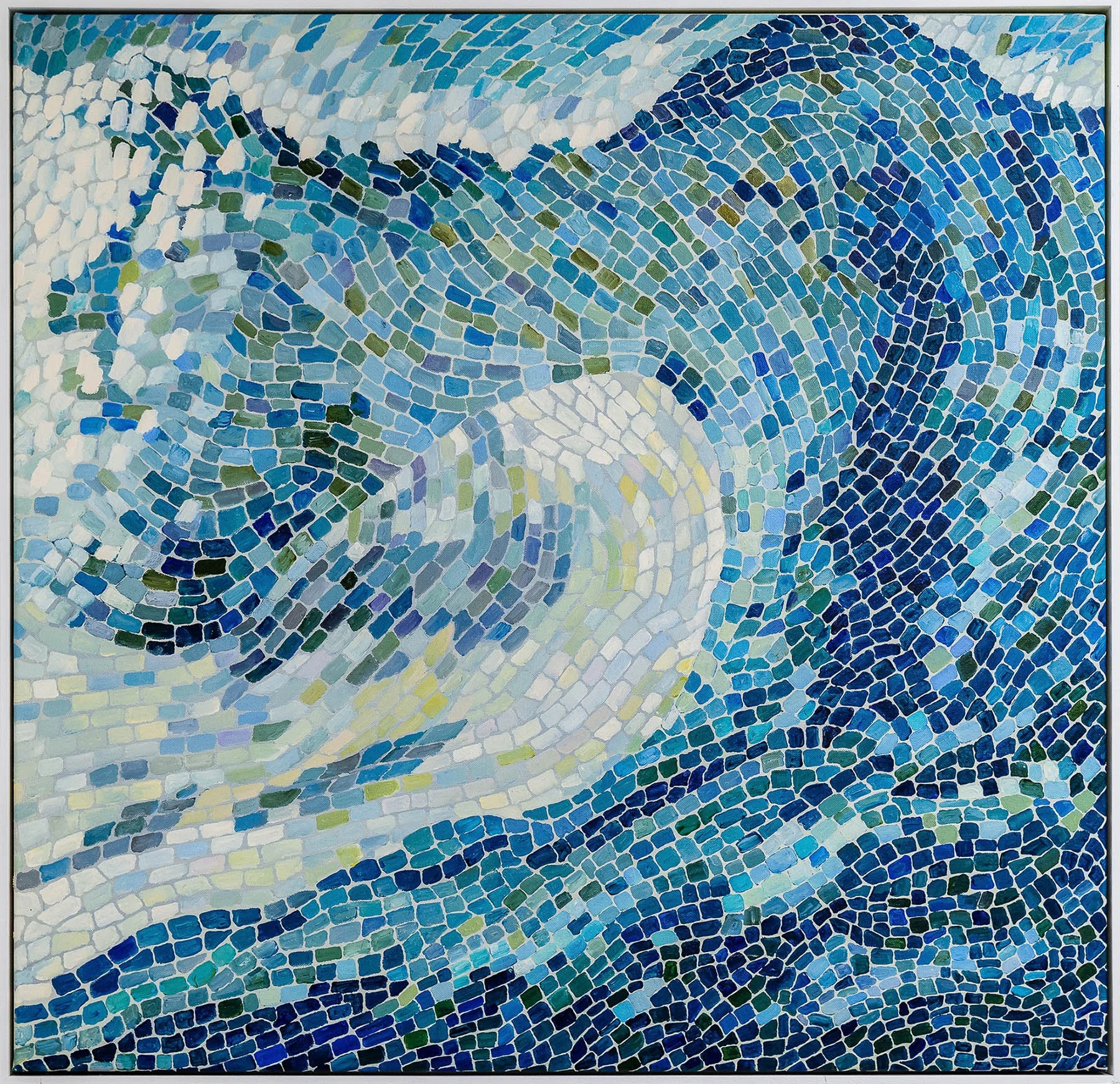 Work 53:  Breaking Wave
2017  
acrylic on canvas
91 x 92 cms