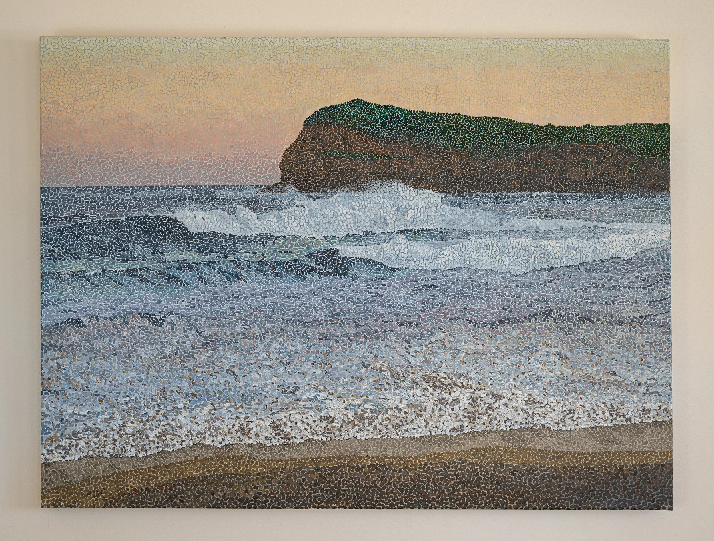 Work 52:  Headland.  2017.   76 x 120 cms.