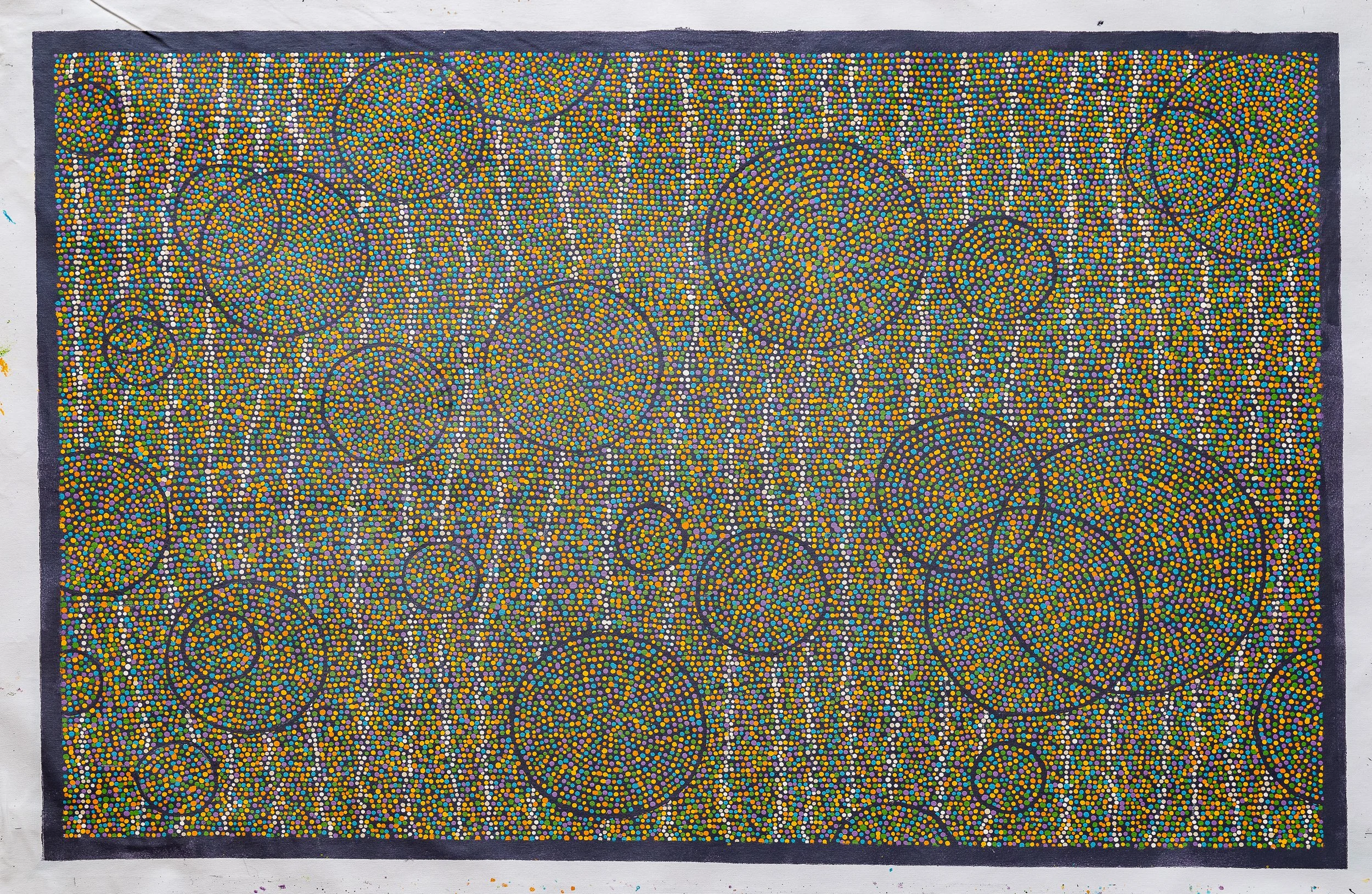 Work 209:  2022.   130 x 84 cms.