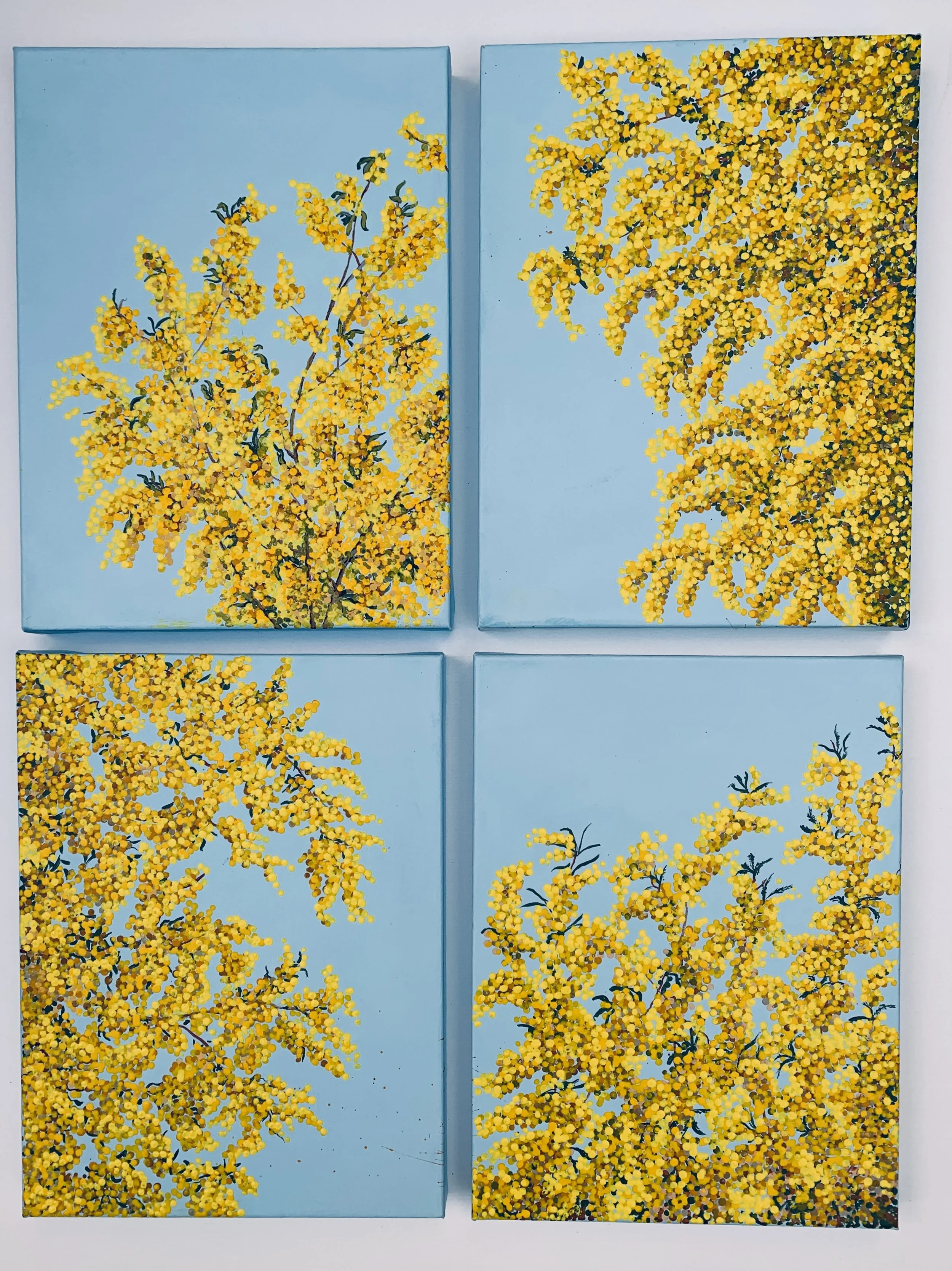 Work2 158 - 161:  2020.   41 x 31 cms.