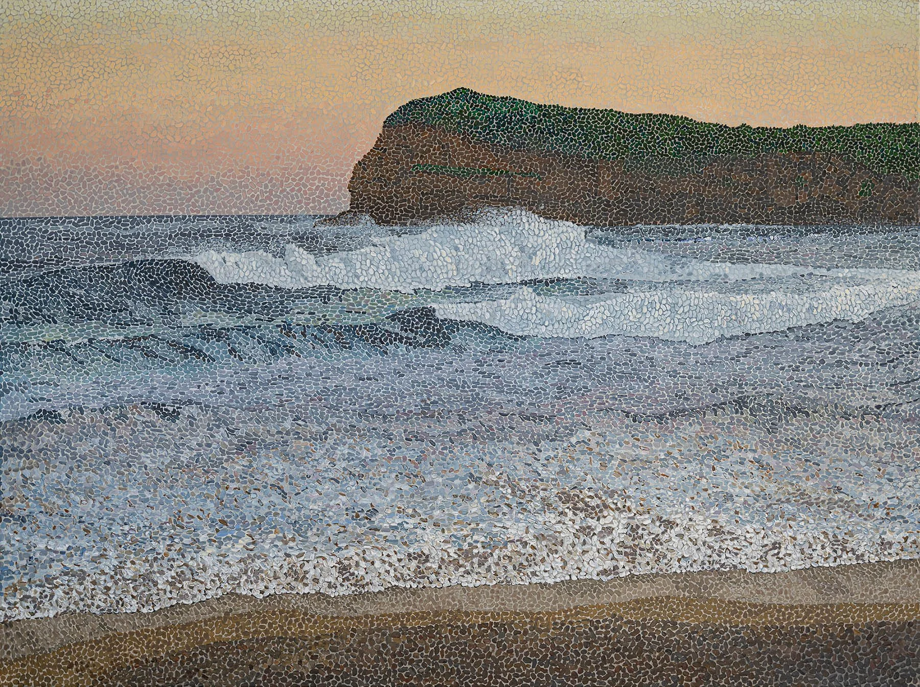 Work 52:  Headland
2017
acrylic on canvas
76 x 120 cms