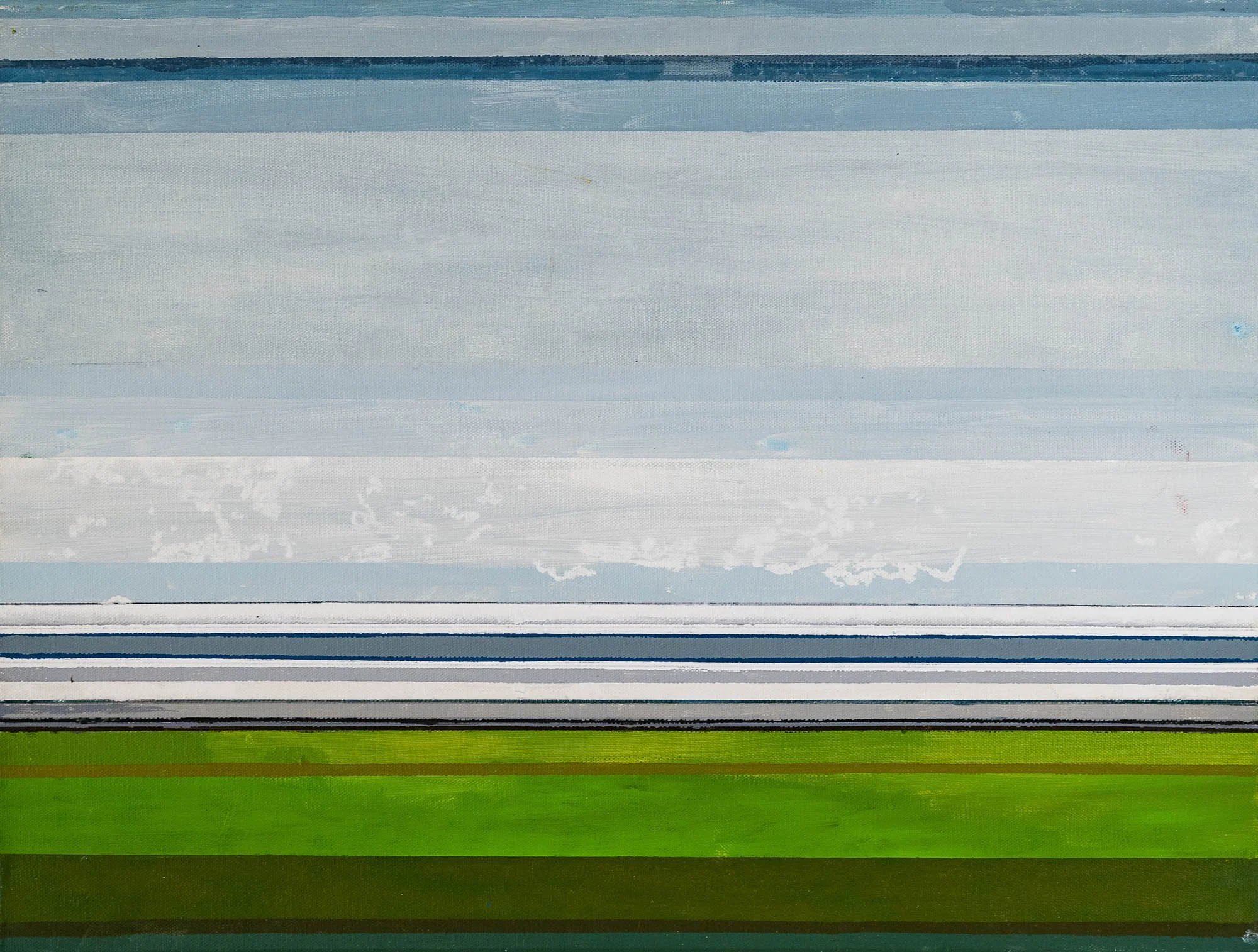 Work 83:  Speeding Train
2018
acrylic on canvas
45 x 61 cms