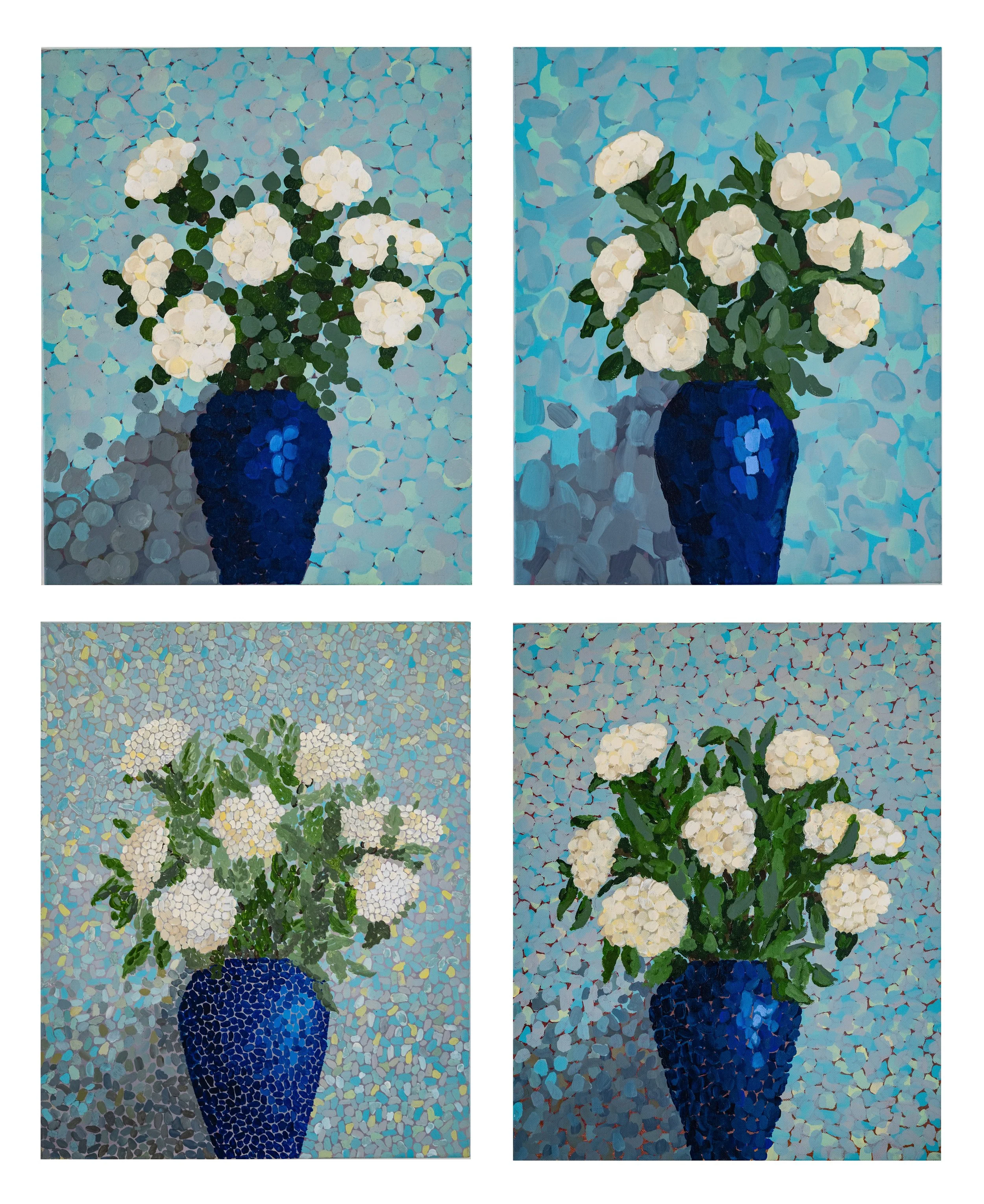 Works 74 - 77:  2018.   51 x 40 cms.